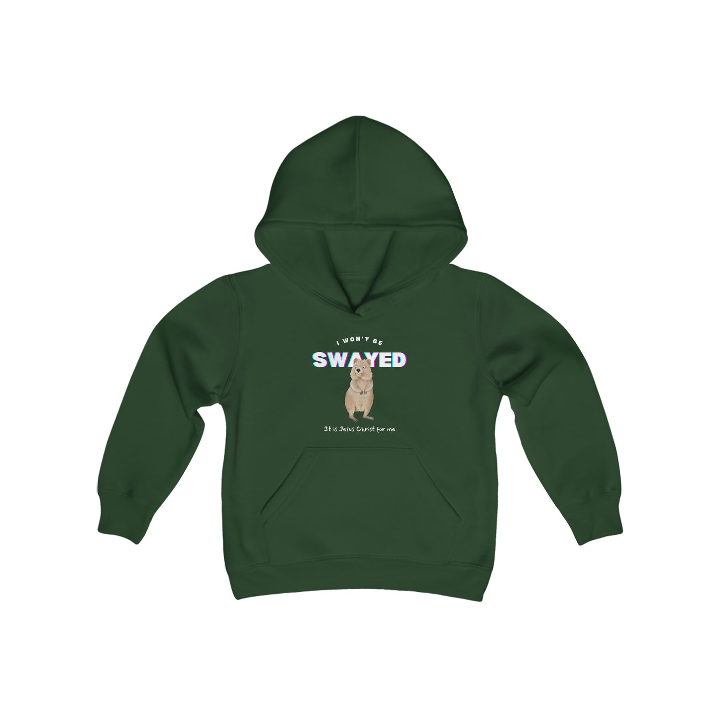 I Won't Be Swayed Youth Unisex Hoodie -Youth Heavy Blend Hooded Sweatshirt