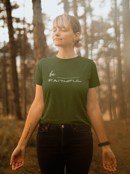 Be Faithful Adult Unisex Tee -Unisex Heavy Cotton Tee