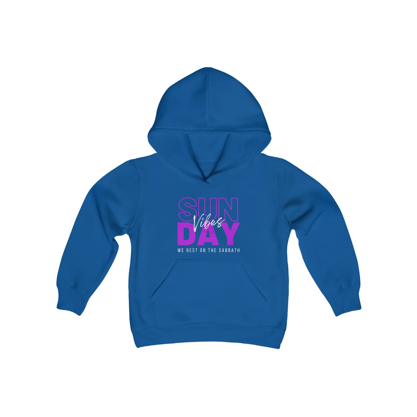 Sunday Vibes Youth Unisex Hoodie -Youth Heavy Blend Hooded Sweatshirt