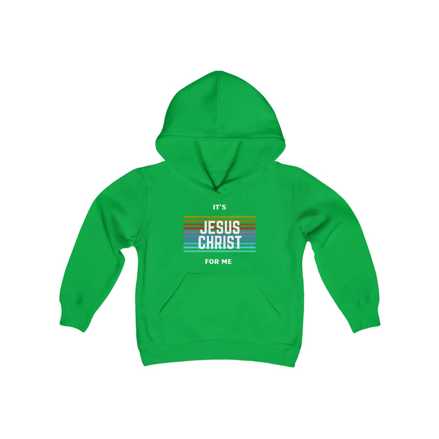 It's Jesus Christ For Me Youth Unisex Hoodie -Youth Heavy Blend Hooded Sweatshirt