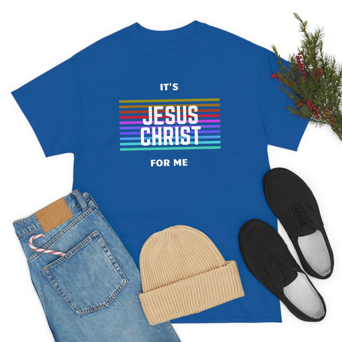 It's Jesus Christ For Me Adult Unisex Tee -Unisex Heavy Cotton Tee