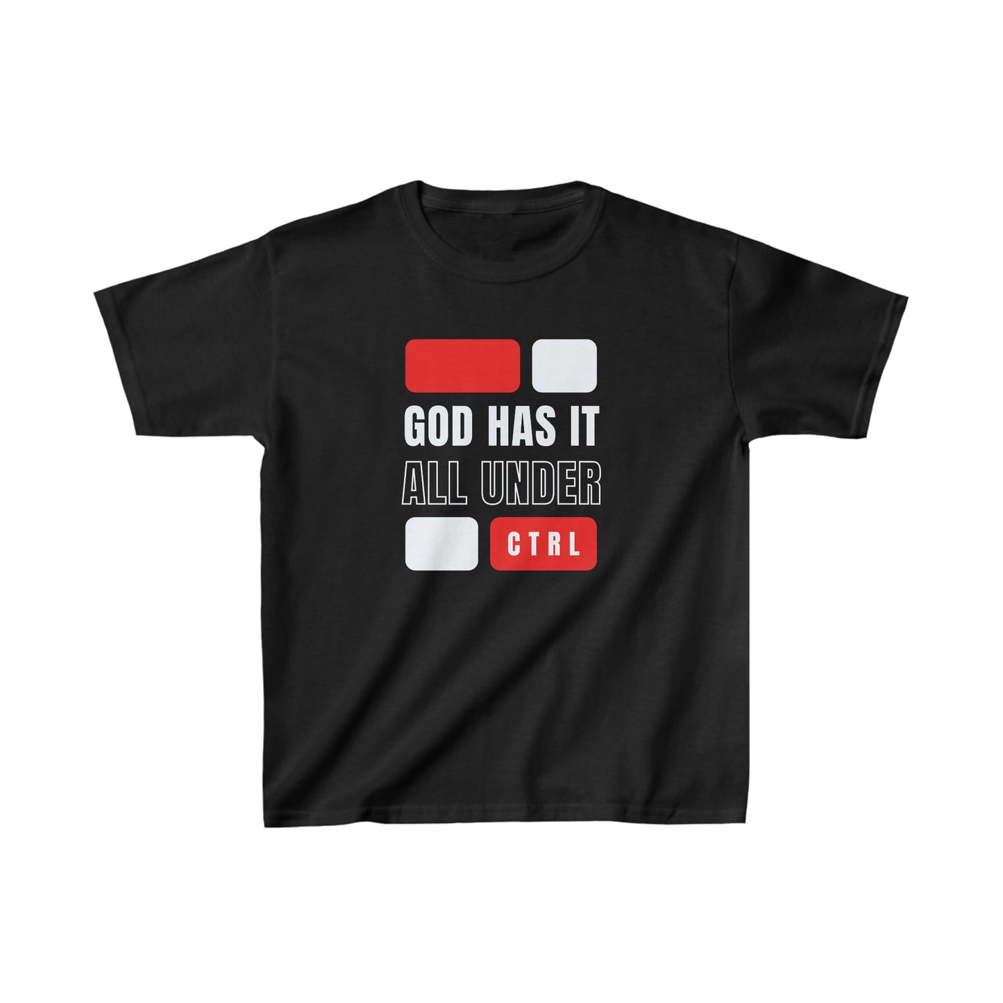 God Has Everything Under Control Youth Unisex Tee -Kids Heavy Cotton™ Tee