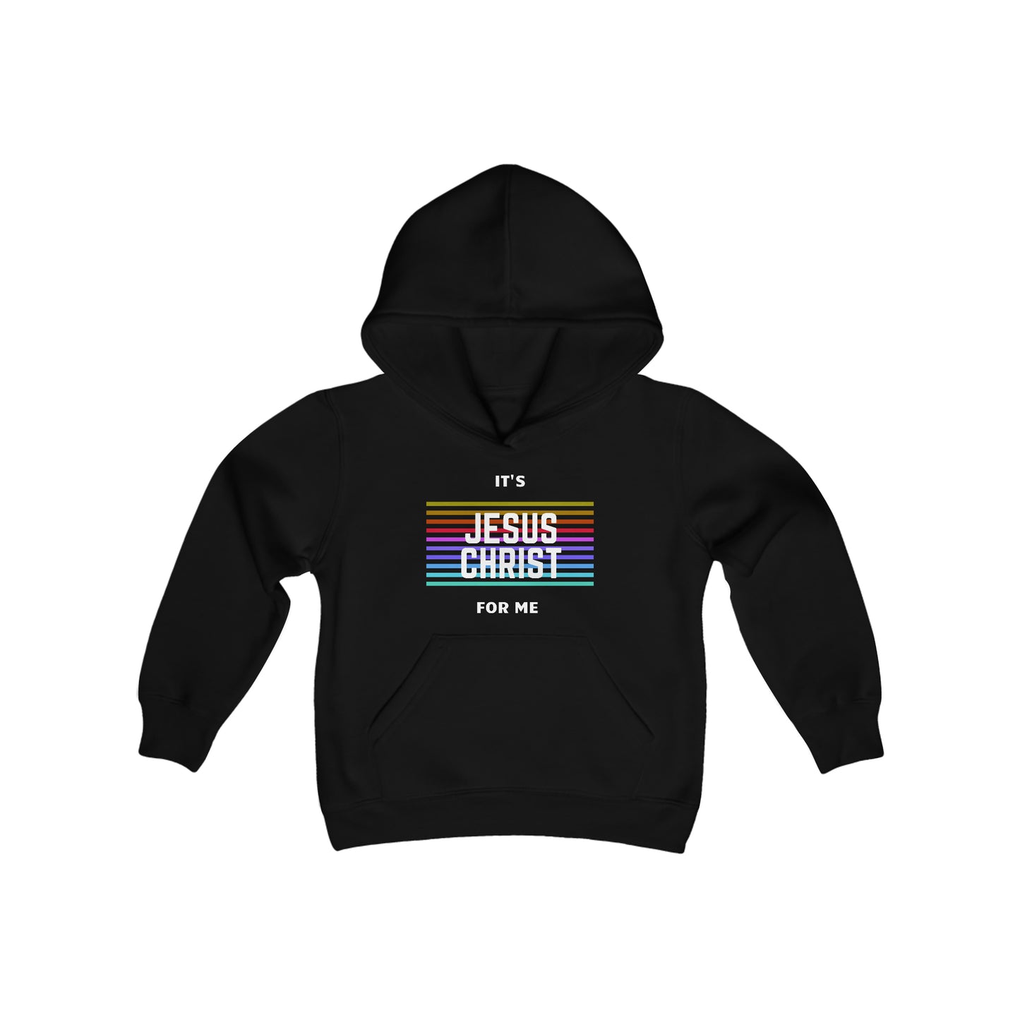 It's Jesus Christ For Me Youth Unisex Hoodie -Youth Heavy Blend Hooded Sweatshirt