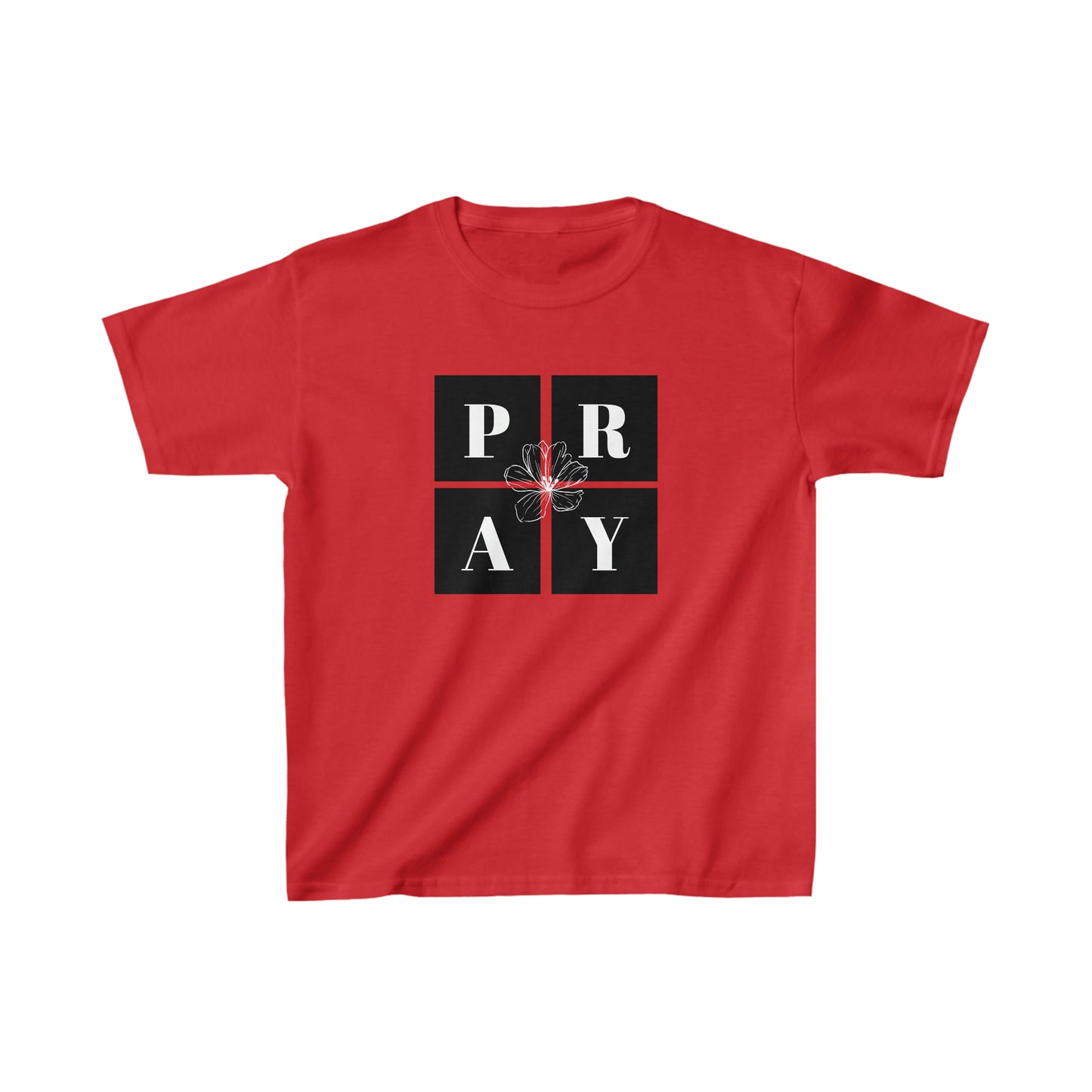 P-R-A-Y Youth Unisex Tee -Kids Heavy Cotton™ Tee