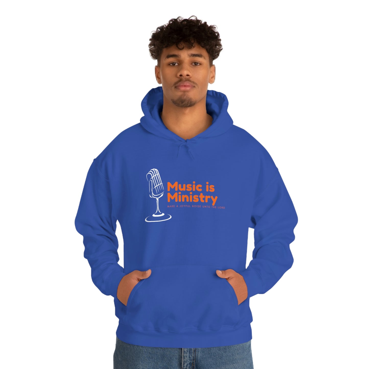 Music Is Ministry Adult Unisex Hoodie -Unisex Heavy Blend™ Hooded Sweatshirt