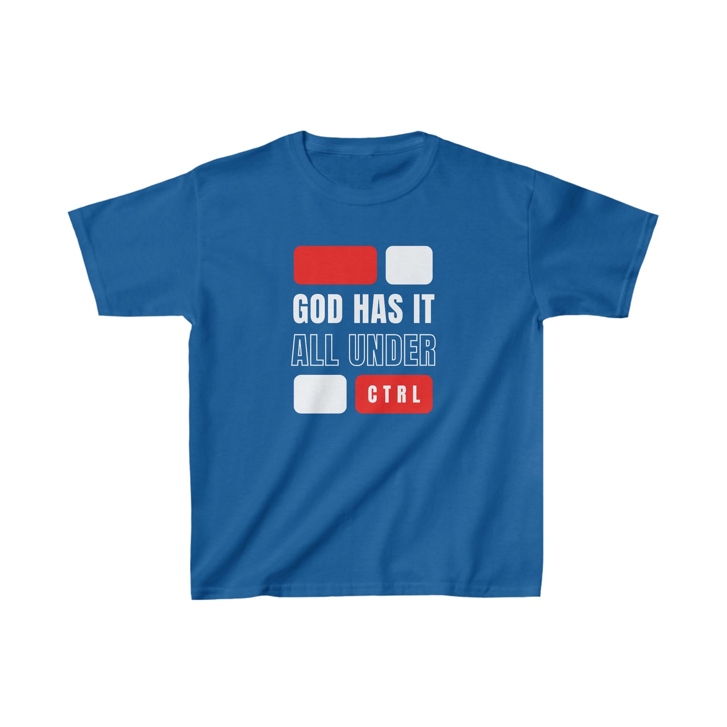 God Has Everything Under Control Youth Unisex Tee -Kids Heavy Cotton™ Tee