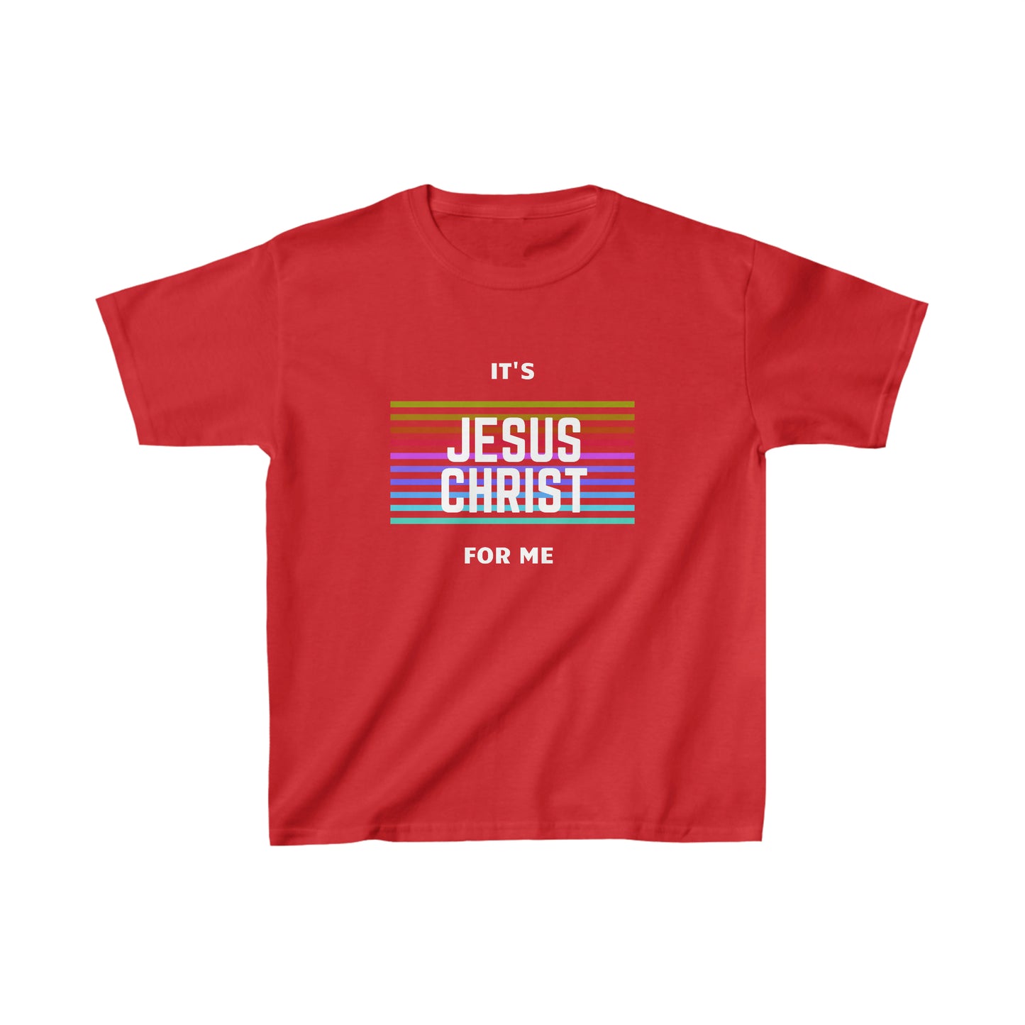 It's Jesus Christ For Me Youth Unisex Tee -Kids Heavy Cotton™ Tee