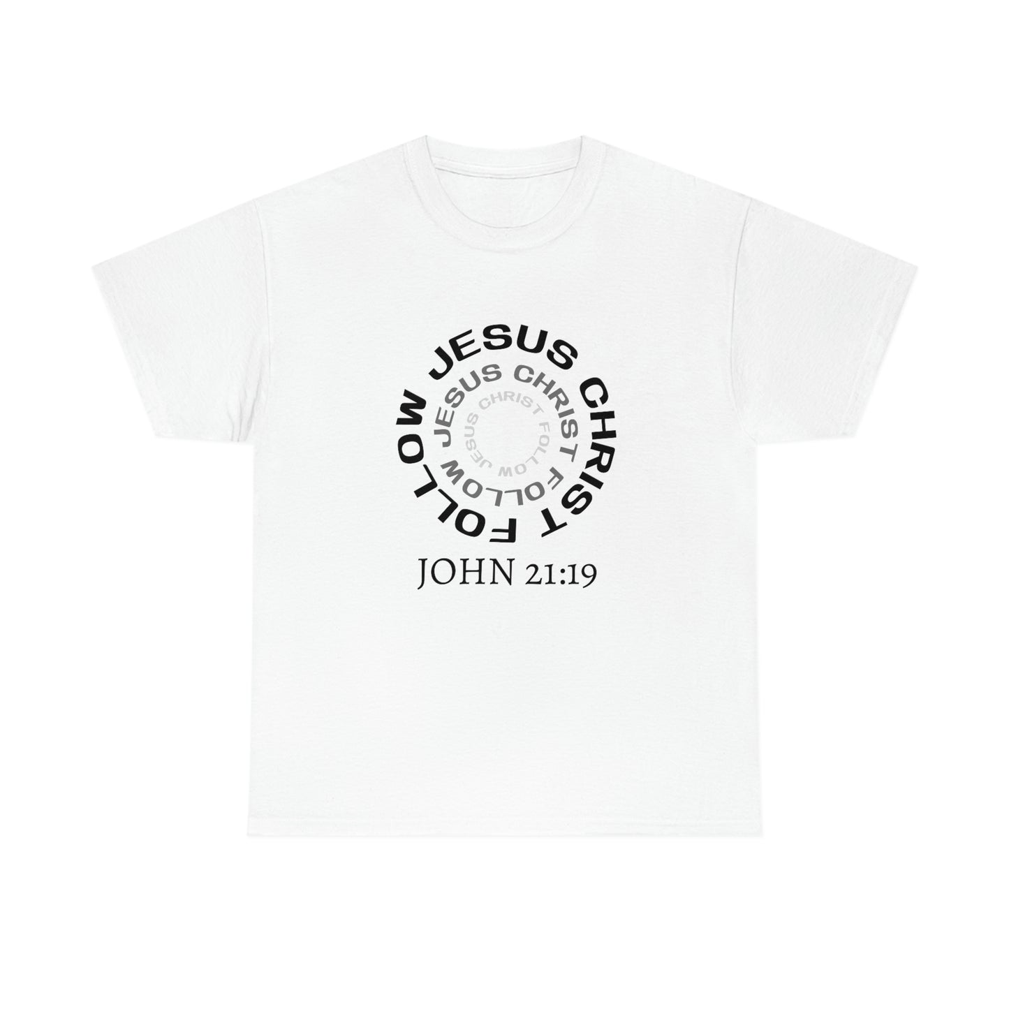 Follow Jesus Christ Unisex Adult T-shit -Unisex Heavy Cotton Tee