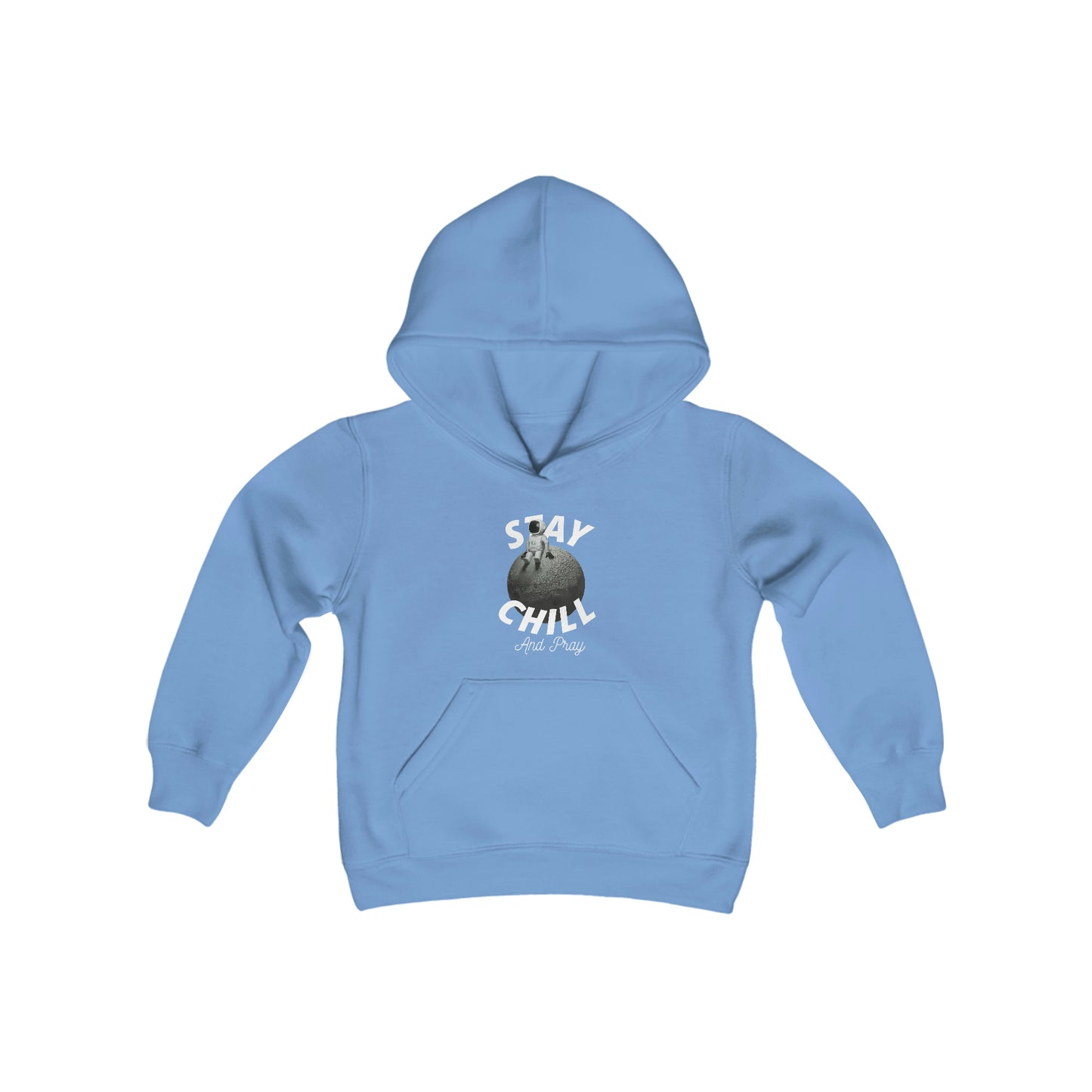 Stay Chill And Pray Youth Unisex Hoodie -Youth Heavy Blend Hooded Sweatshirt