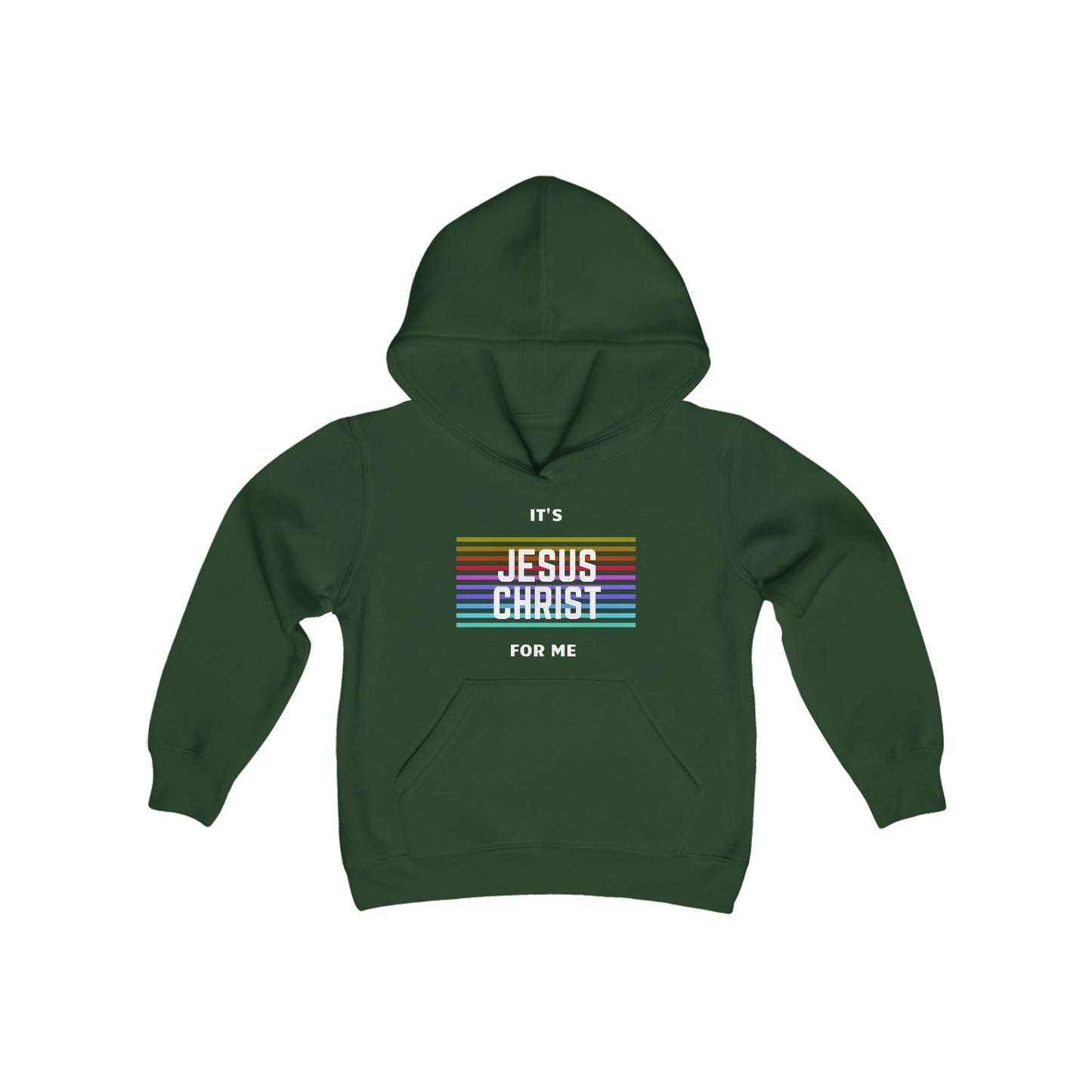 It's Jesus Christ For Me Youth Unisex Hoodie -Youth Heavy Blend Hooded Sweatshirt