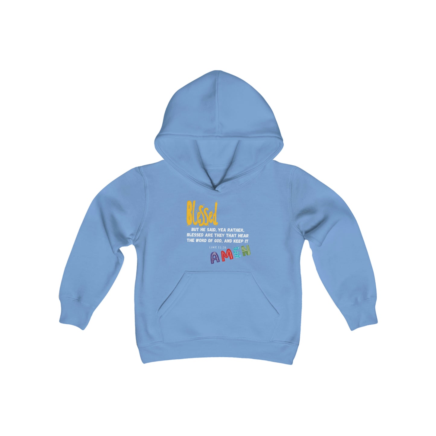Blessed Youth Hoodie - Youth Heavy Blend Hooded Sweatshirt