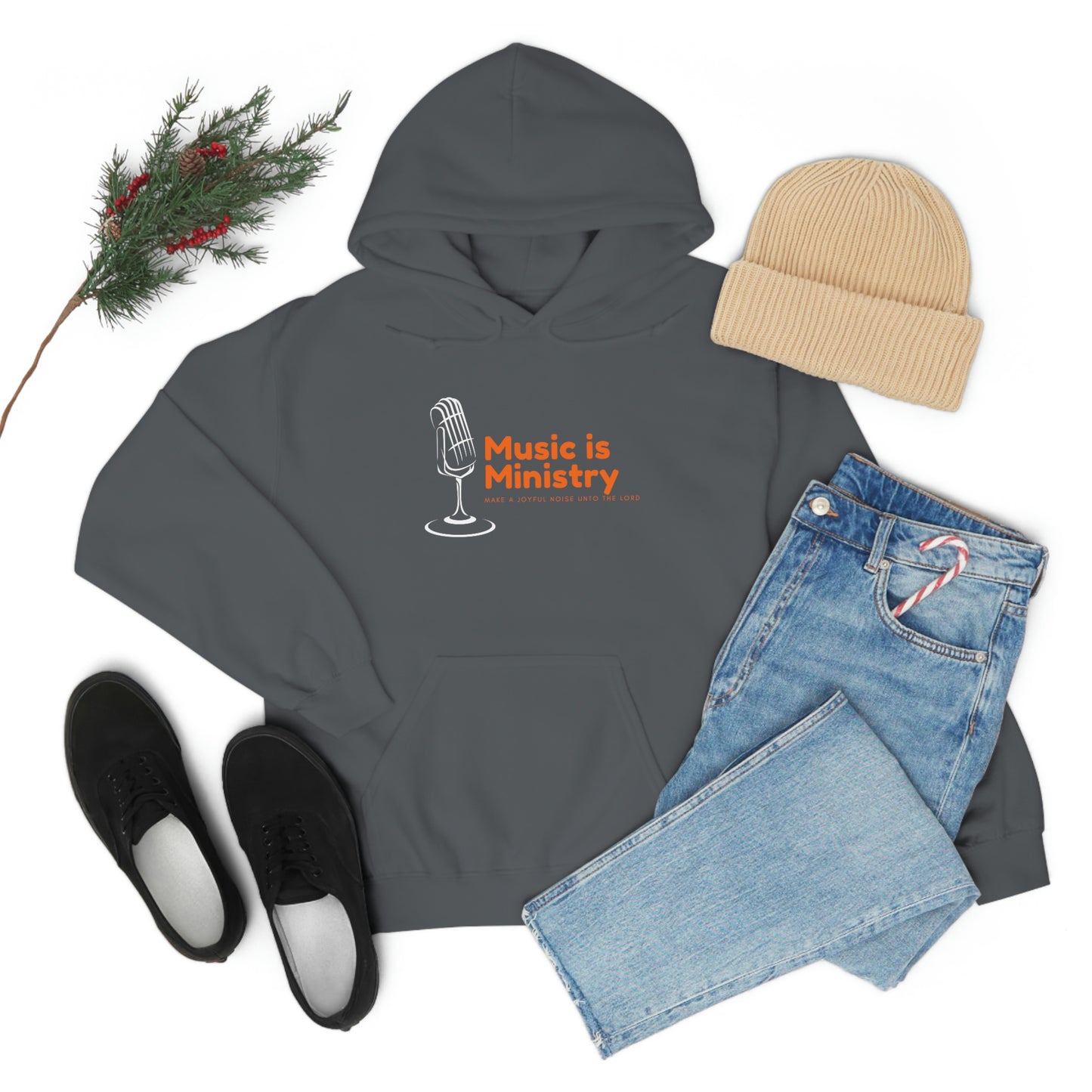 Music Is Ministry Adult Unisex Hoodie -Unisex Heavy Blend™ Hooded Sweatshirt