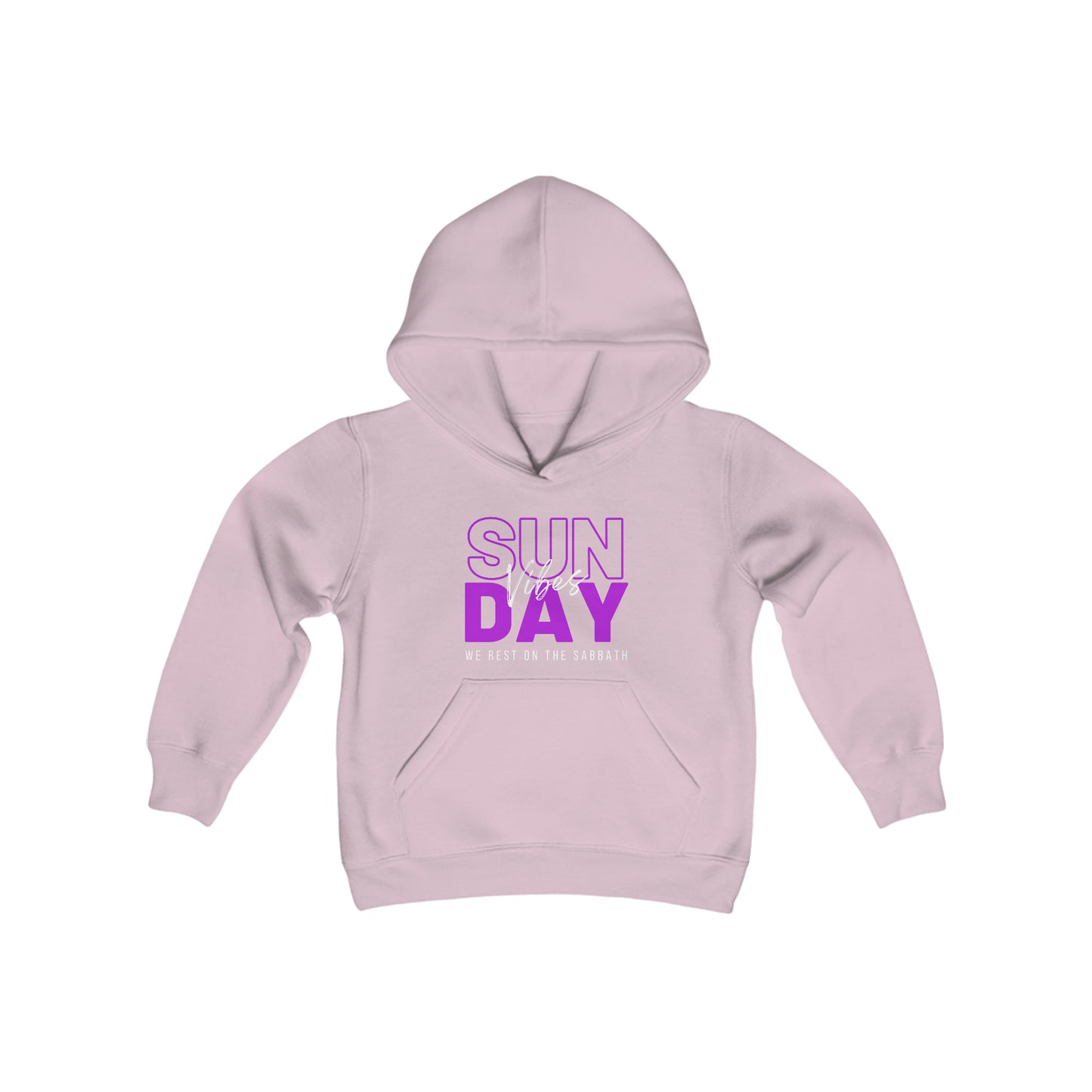 Sunday Vibes Youth Unisex Hoodie -Youth Heavy Blend Hooded Sweatshirt
