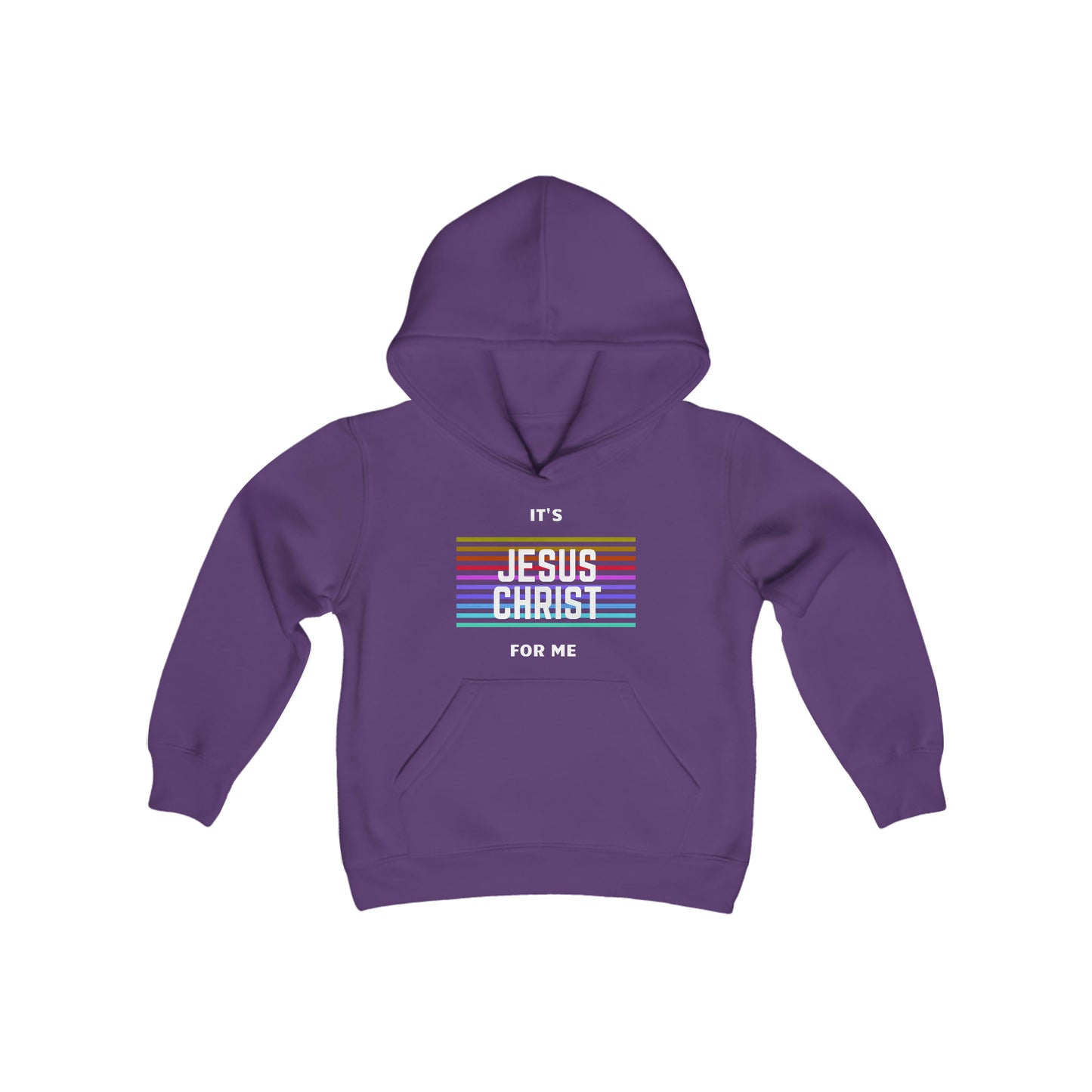 It's Jesus Christ For Me Youth Unisex Hoodie -Youth Heavy Blend Hooded Sweatshirt