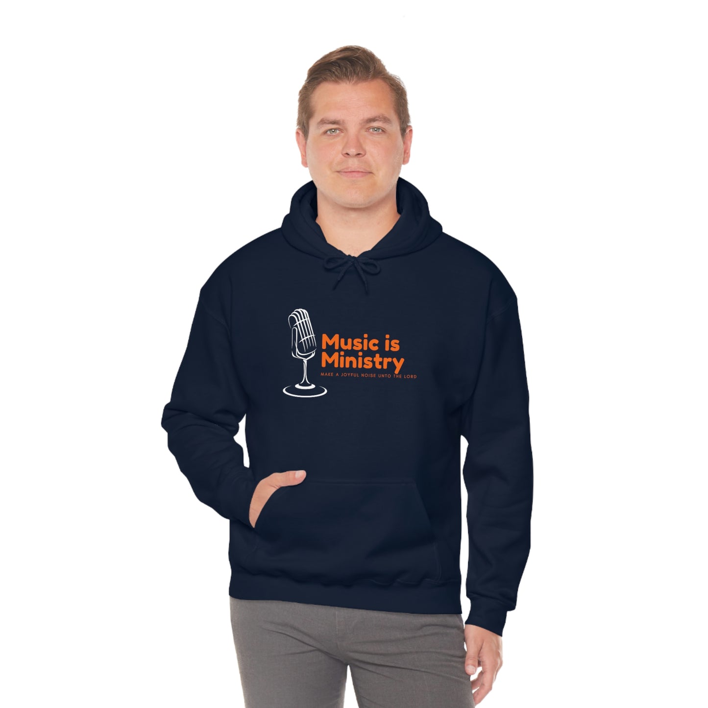 Music Is Ministry Adult Unisex Hoodie -Unisex Heavy Blend™ Hooded Sweatshirt