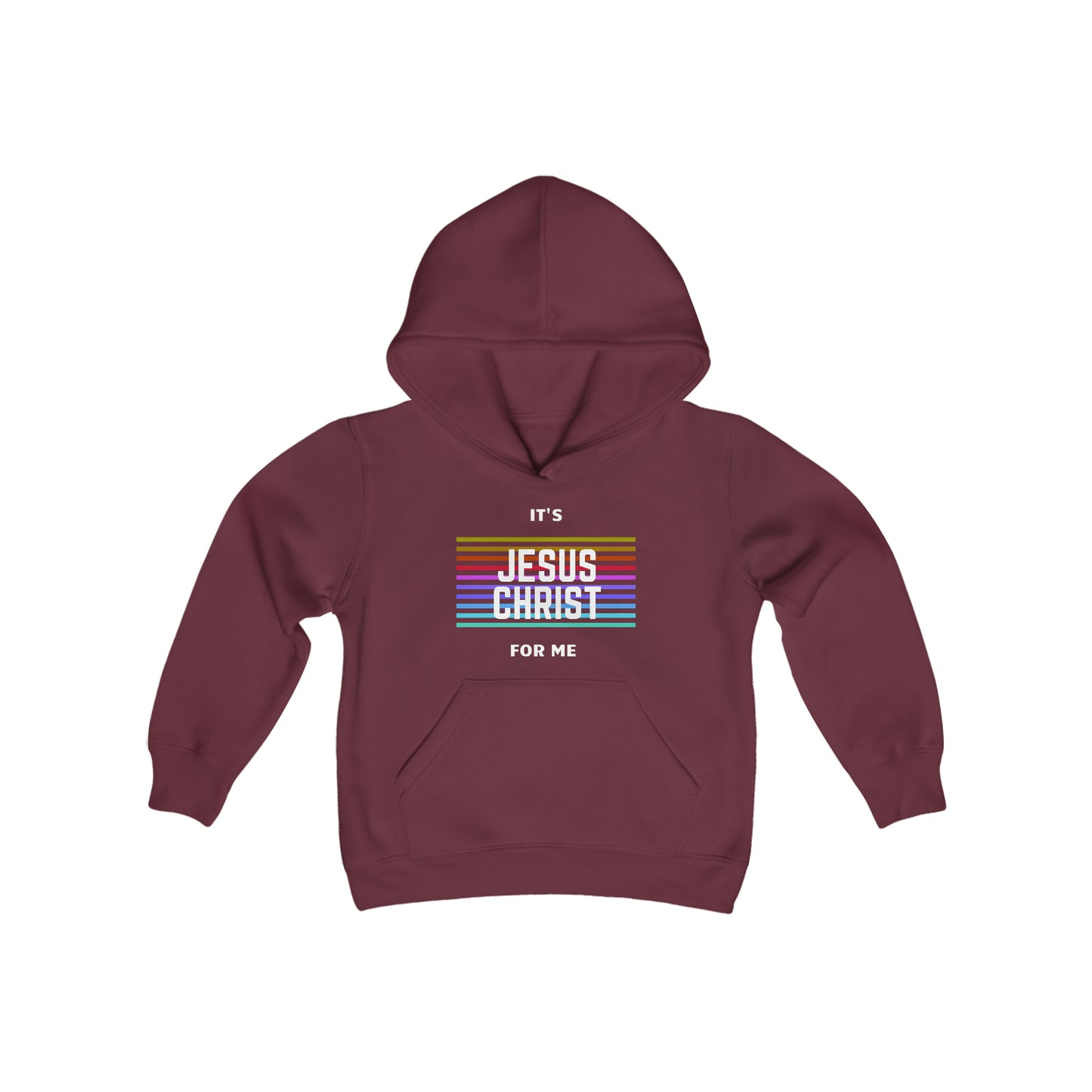It's Jesus Christ For Me Youth Unisex Hoodie -Youth Heavy Blend Hooded Sweatshirt