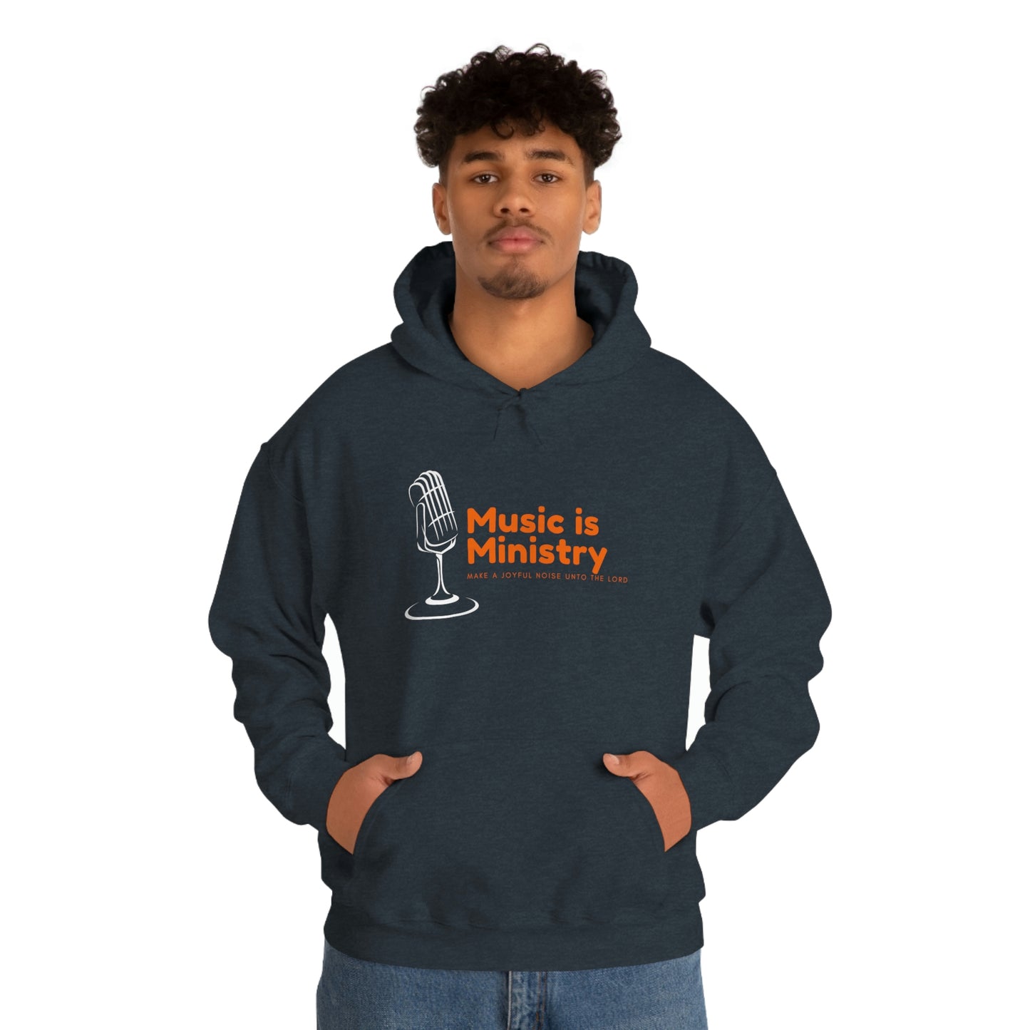 Music Is Ministry Adult Unisex Hoodie -Unisex Heavy Blend™ Hooded Sweatshirt