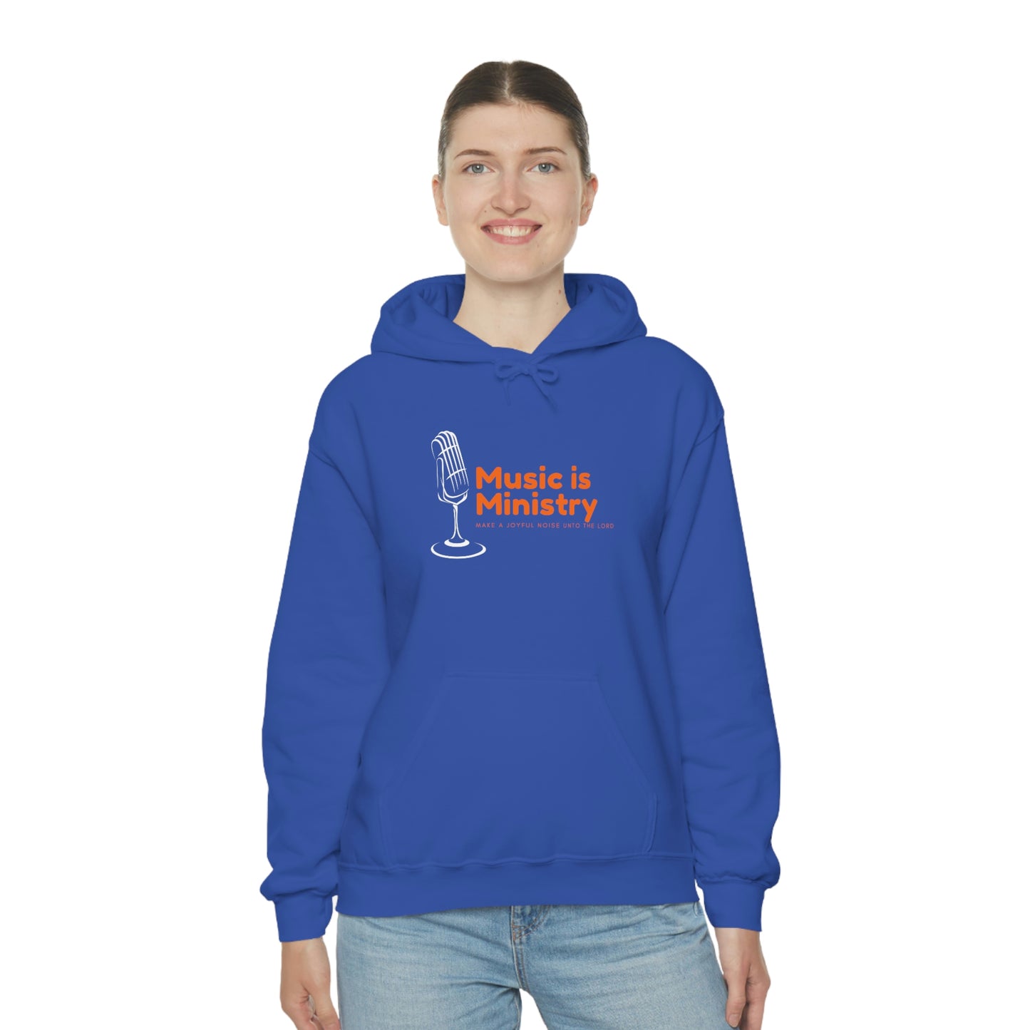 Music Is Ministry Adult Unisex Hoodie -Unisex Heavy Blend™ Hooded Sweatshirt
