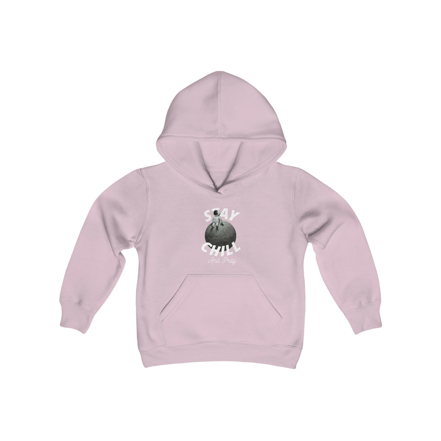 Stay Chill And Pray Youth Unisex Hoodie -Youth Heavy Blend Hooded Sweatshirt