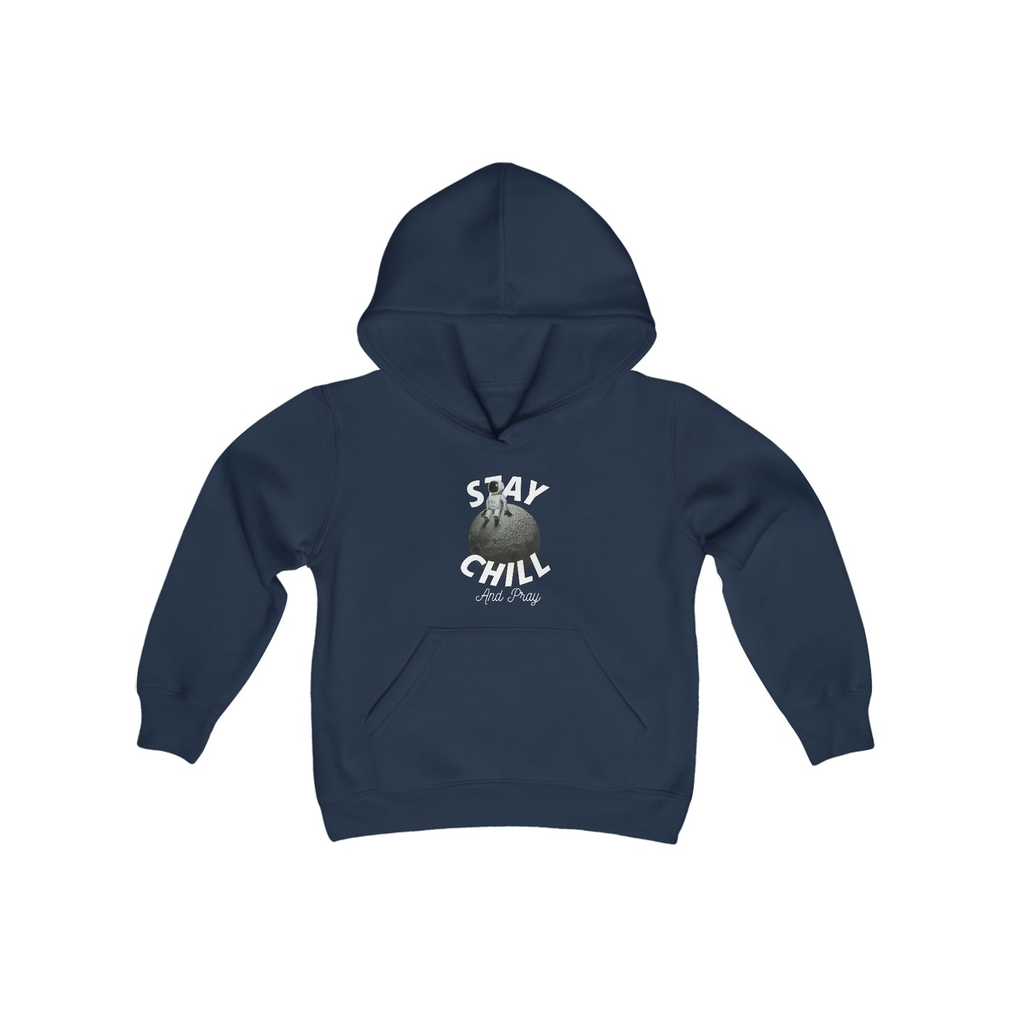 Stay Chill And Pray Youth Unisex Hoodie -Youth Heavy Blend Hooded Sweatshirt