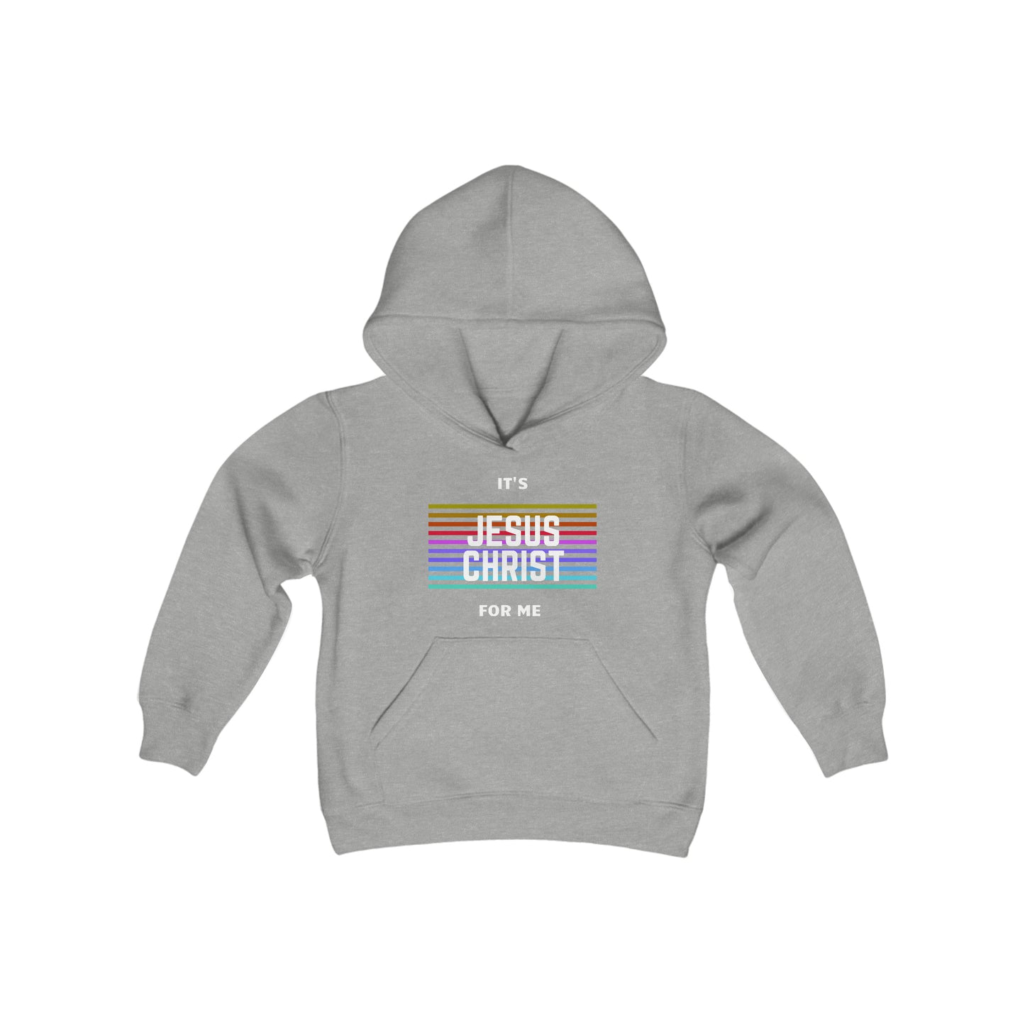 It's Jesus Christ For Me Youth Unisex Hoodie -Youth Heavy Blend Hooded Sweatshirt