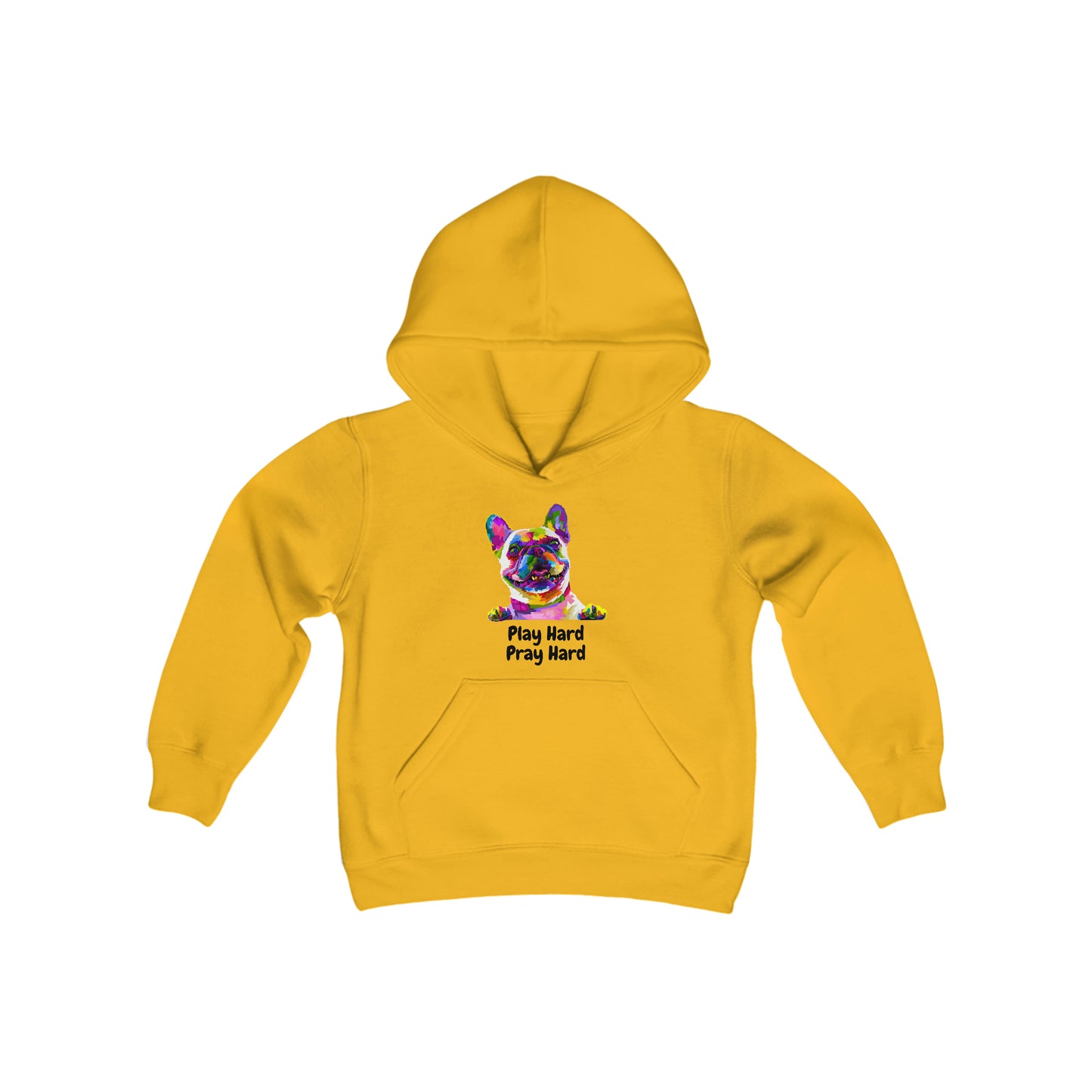 Play Hard Pray Hard Youth Unisex Hoodie -Youth Heavy Blend Hooded Sweatshirt