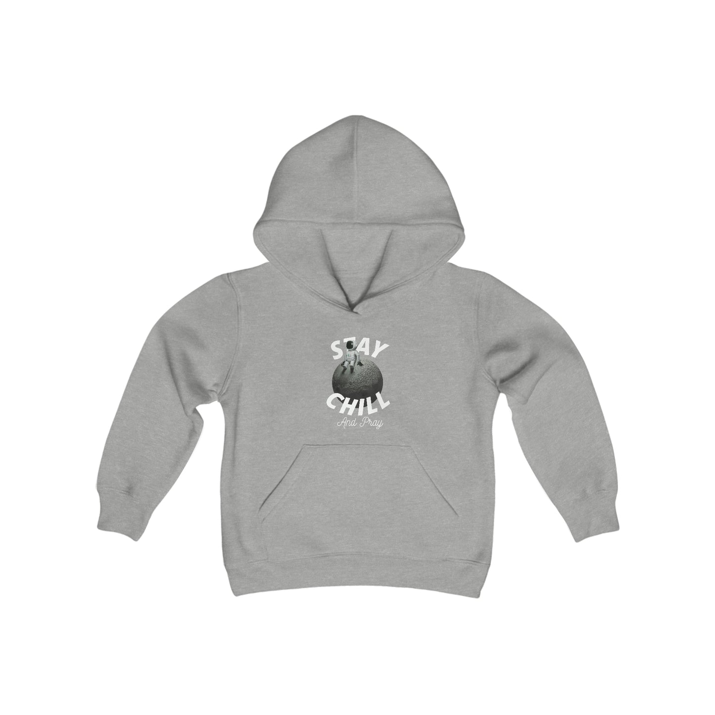 Stay Chill And Pray Youth Unisex Hoodie -Youth Heavy Blend Hooded Sweatshirt