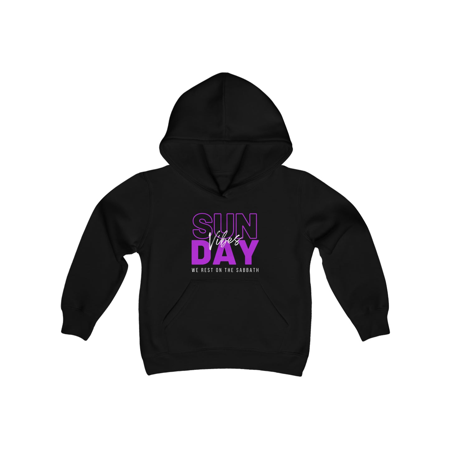 Sunday Vibes Youth Unisex Hoodie -Youth Heavy Blend Hooded Sweatshirt