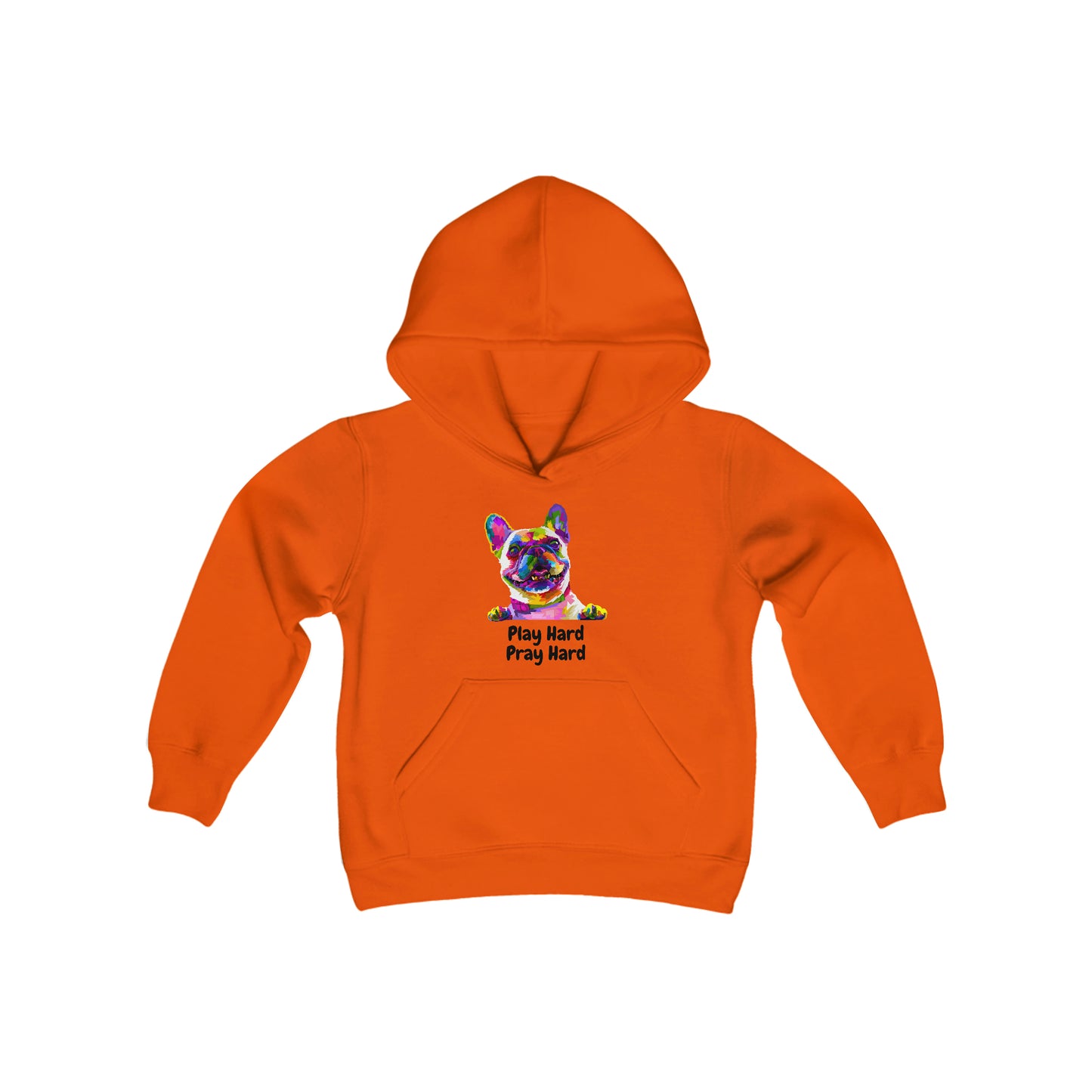 Play Hard Pray Hard Youth Unisex Hoodie -Youth Heavy Blend Hooded Sweatshirt
