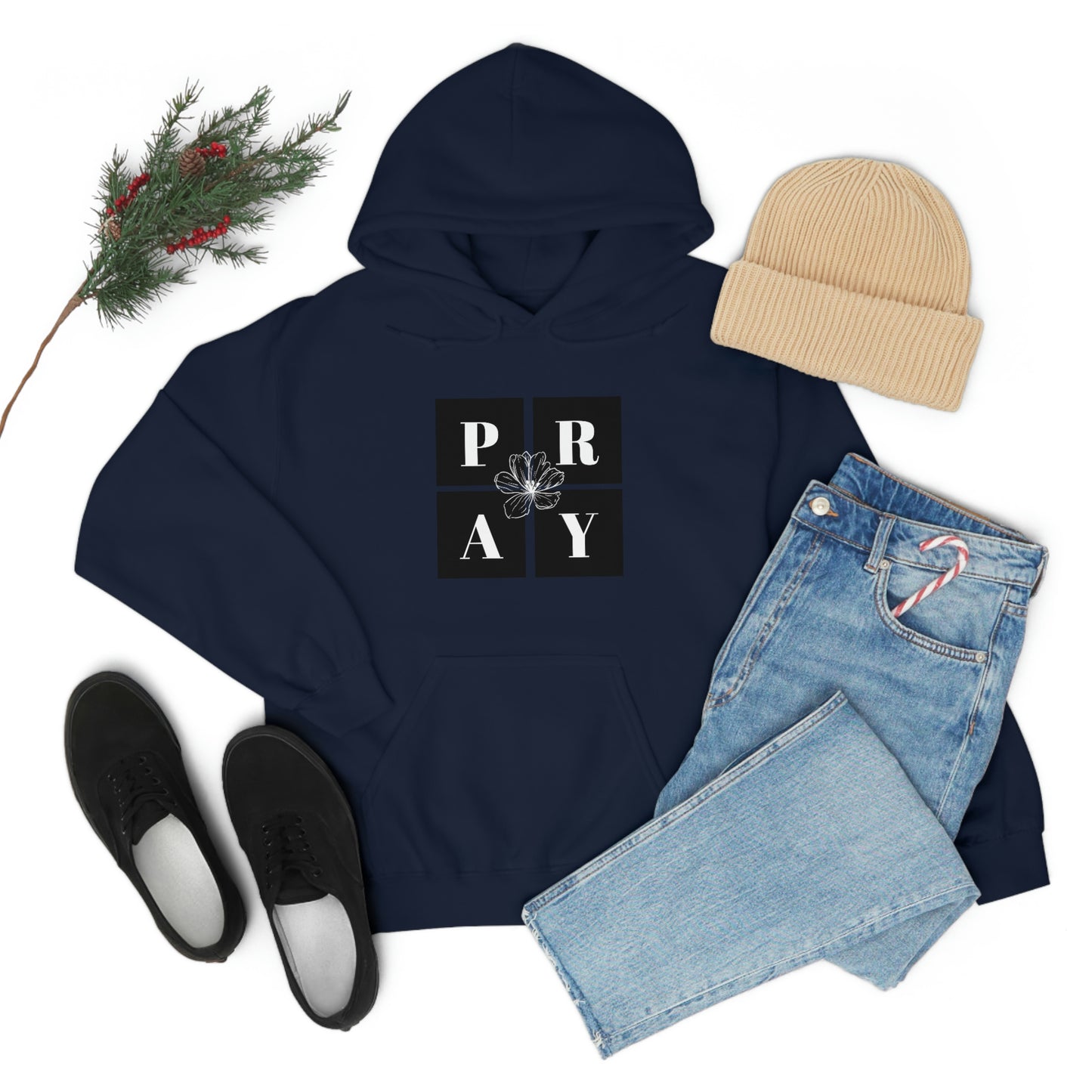 P-R-A-Y Adult Unisex Hoodie -Unisex Heavy Blend™ Hooded Sweatshirt