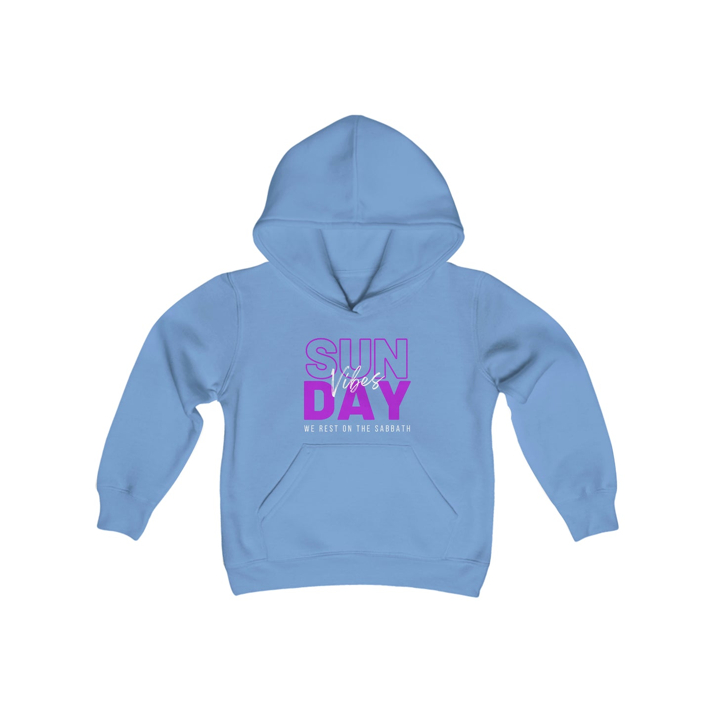 Sunday Vibes Youth Unisex Hoodie -Youth Heavy Blend Hooded Sweatshirt