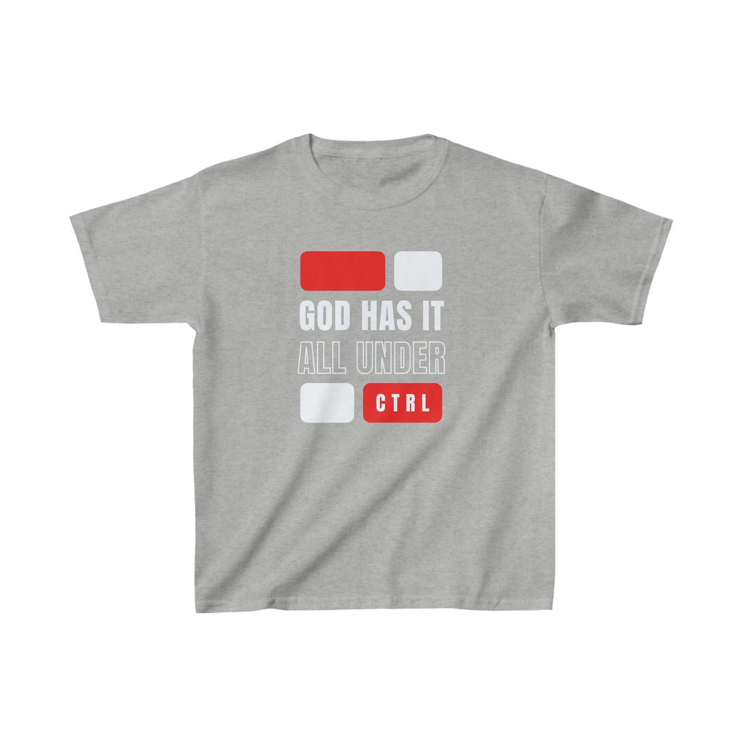 God Has Everything Under Control Youth Unisex Tee -Kids Heavy Cotton™ Tee