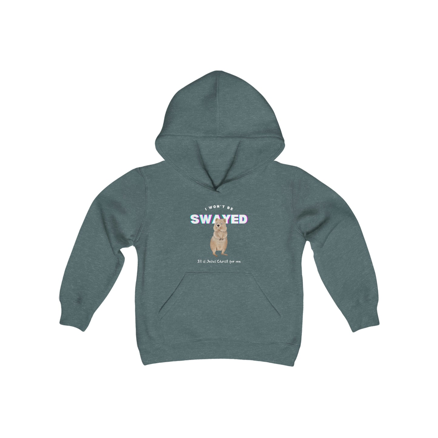I Won't Be Swayed Youth Unisex Hoodie -Youth Heavy Blend Hooded Sweatshirt