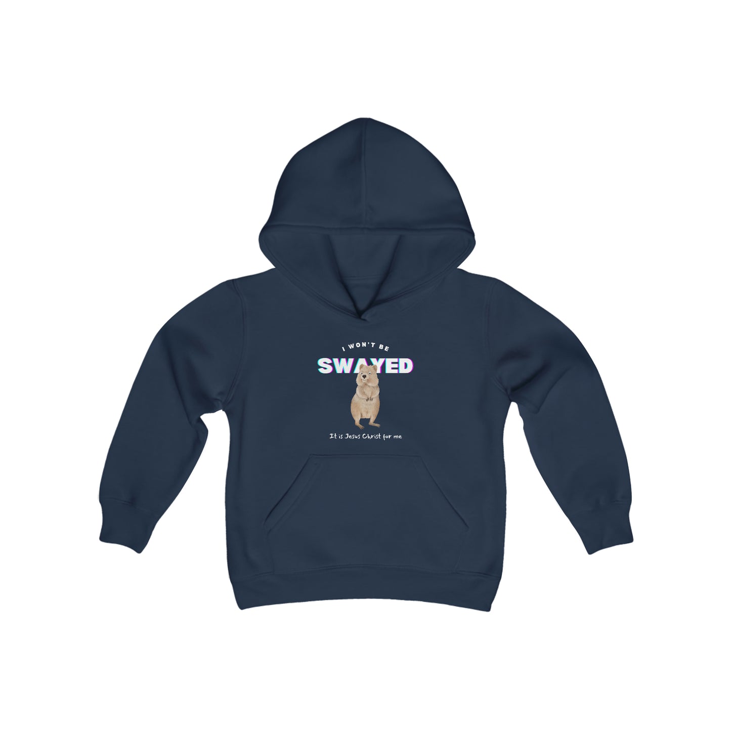 I Won't Be Swayed Youth Unisex Hoodie -Youth Heavy Blend Hooded Sweatshirt