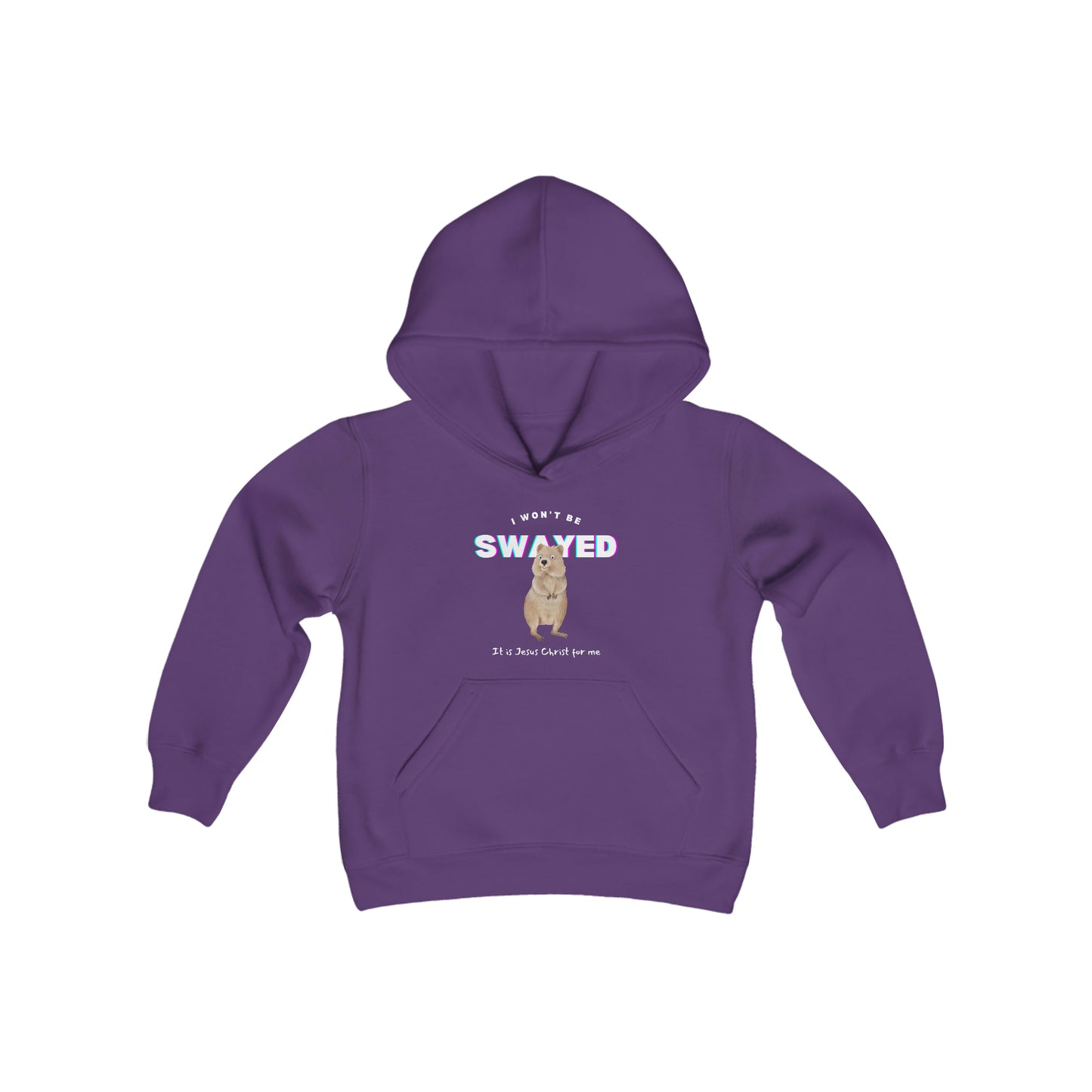 I Won't Be Swayed Youth Unisex Hoodie -Youth Heavy Blend Hooded Sweatshirt