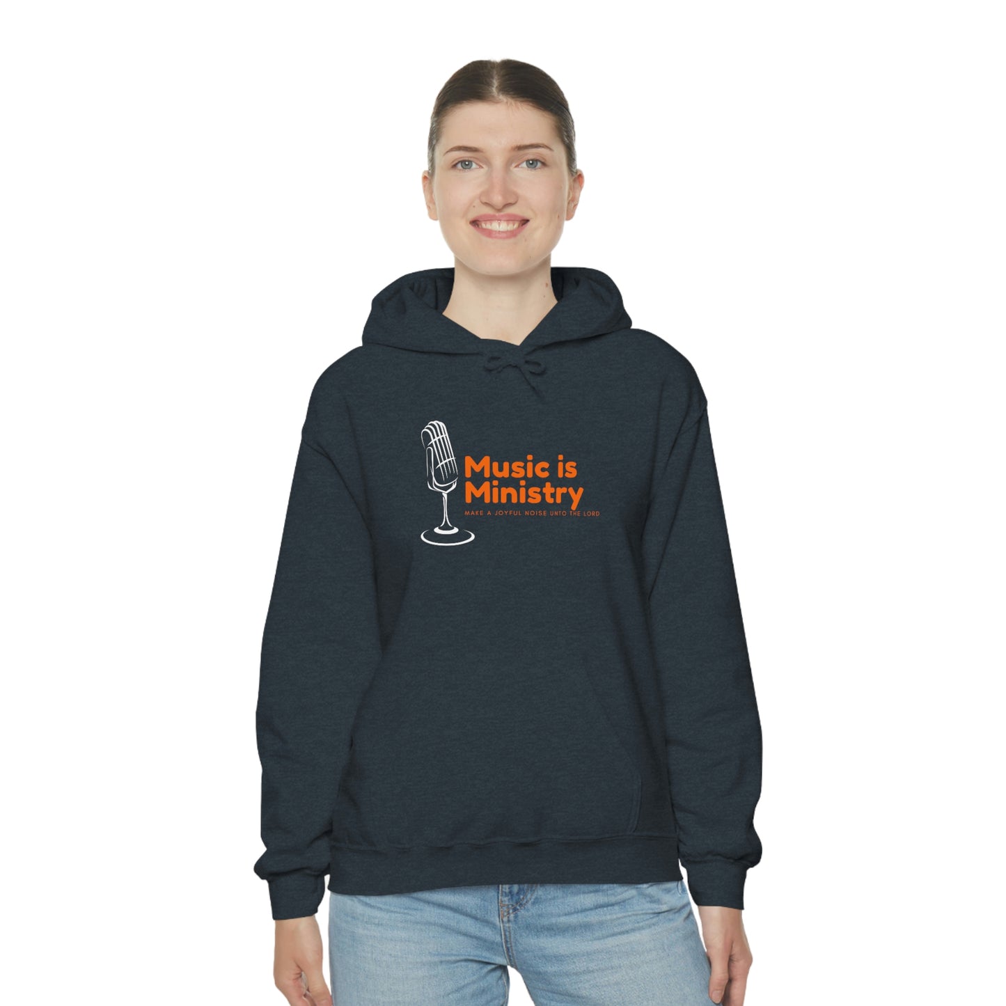 Music Is Ministry Adult Unisex Hoodie -Unisex Heavy Blend™ Hooded Sweatshirt