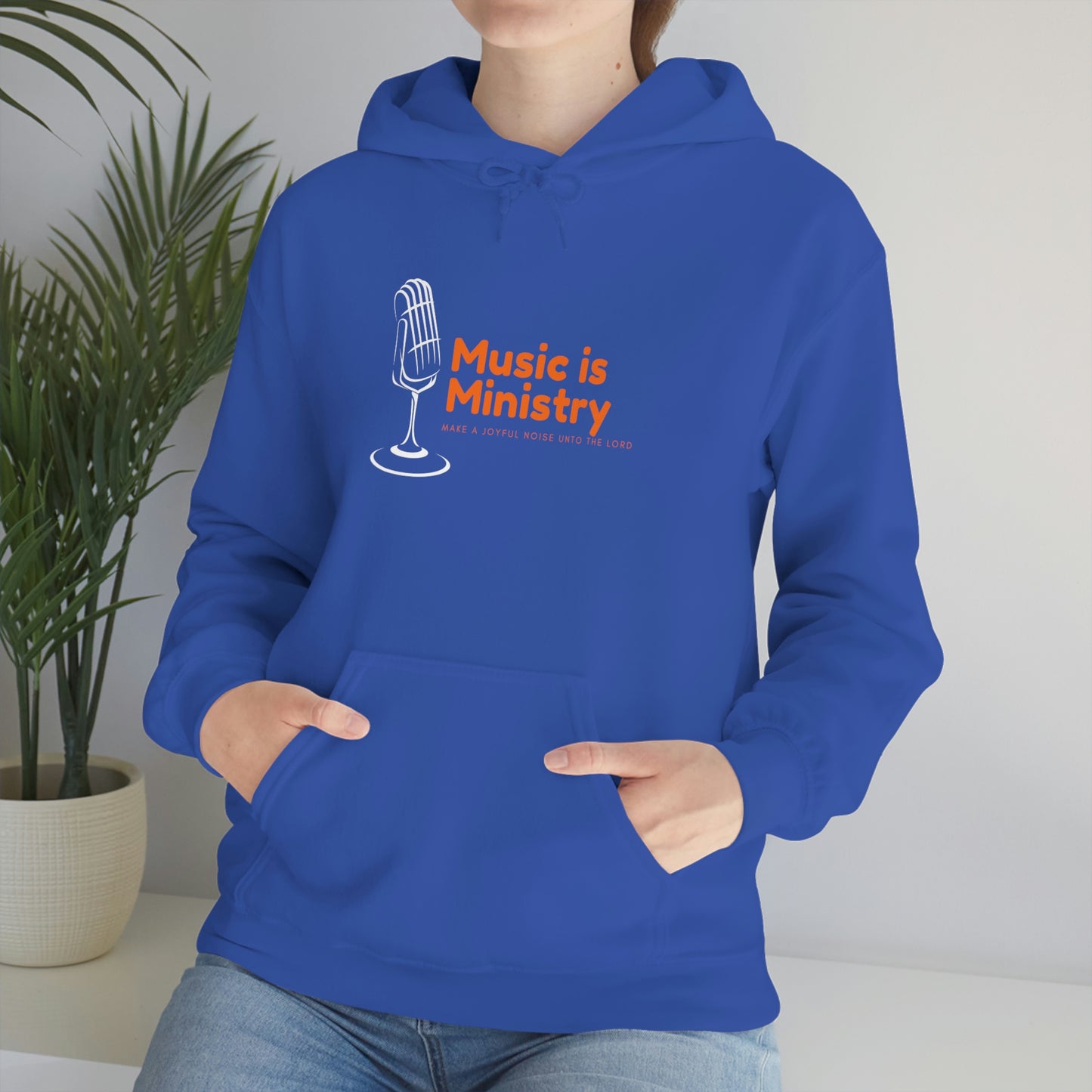 Music Is Ministry Adult Unisex Hoodie -Unisex Heavy Blend™ Hooded Sweatshirt