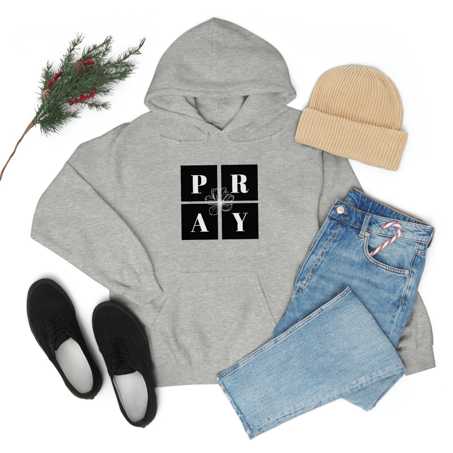 P-R-A-Y Adult Unisex Hoodie -Unisex Heavy Blend™ Hooded Sweatshirt