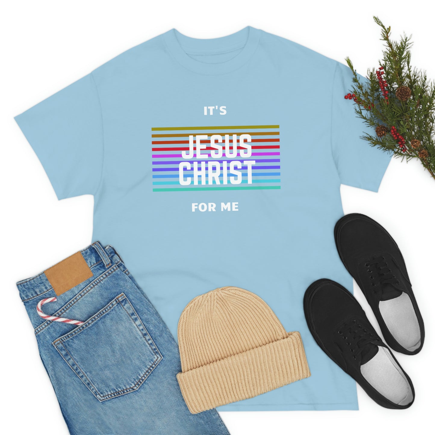 It's Jesus Christ For Me Adult Unisex Tee -Unisex Heavy Cotton Tee
