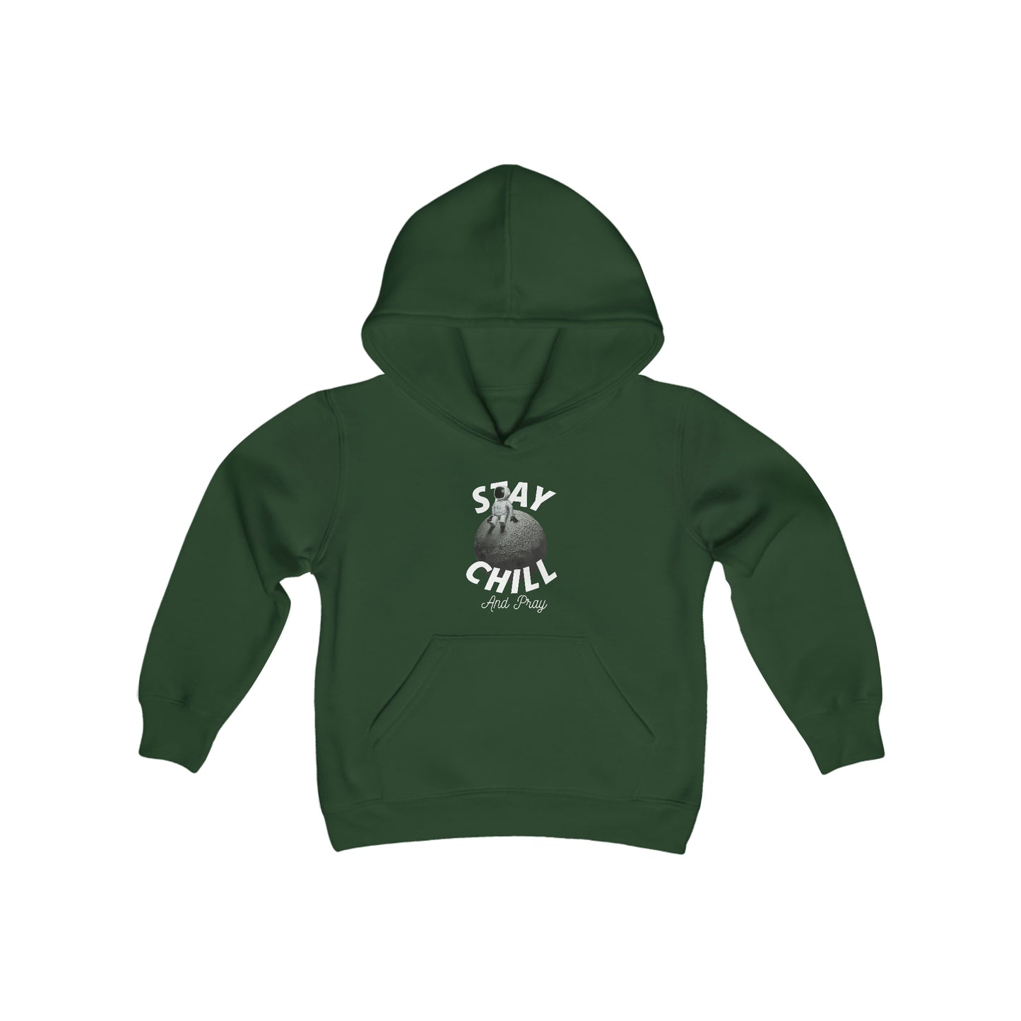 Stay Chill And Pray Youth Unisex Hoodie -Youth Heavy Blend Hooded Sweatshirt