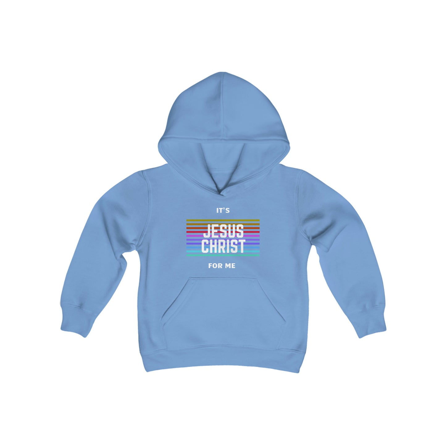 It's Jesus Christ For Me Youth Unisex Hoodie -Youth Heavy Blend Hooded Sweatshirt