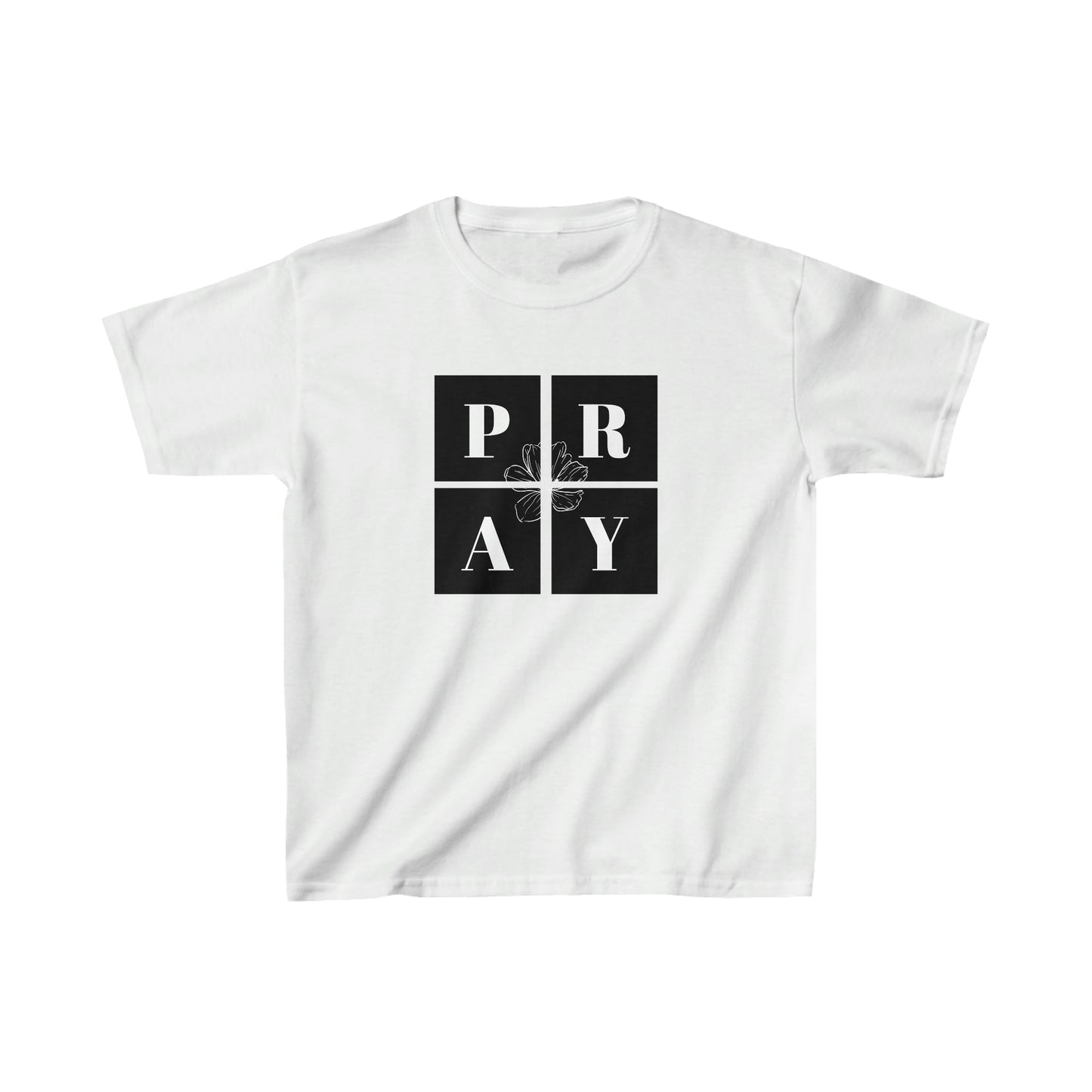 P-R-A-Y Youth Unisex Tee -Kids Heavy Cotton™ Tee