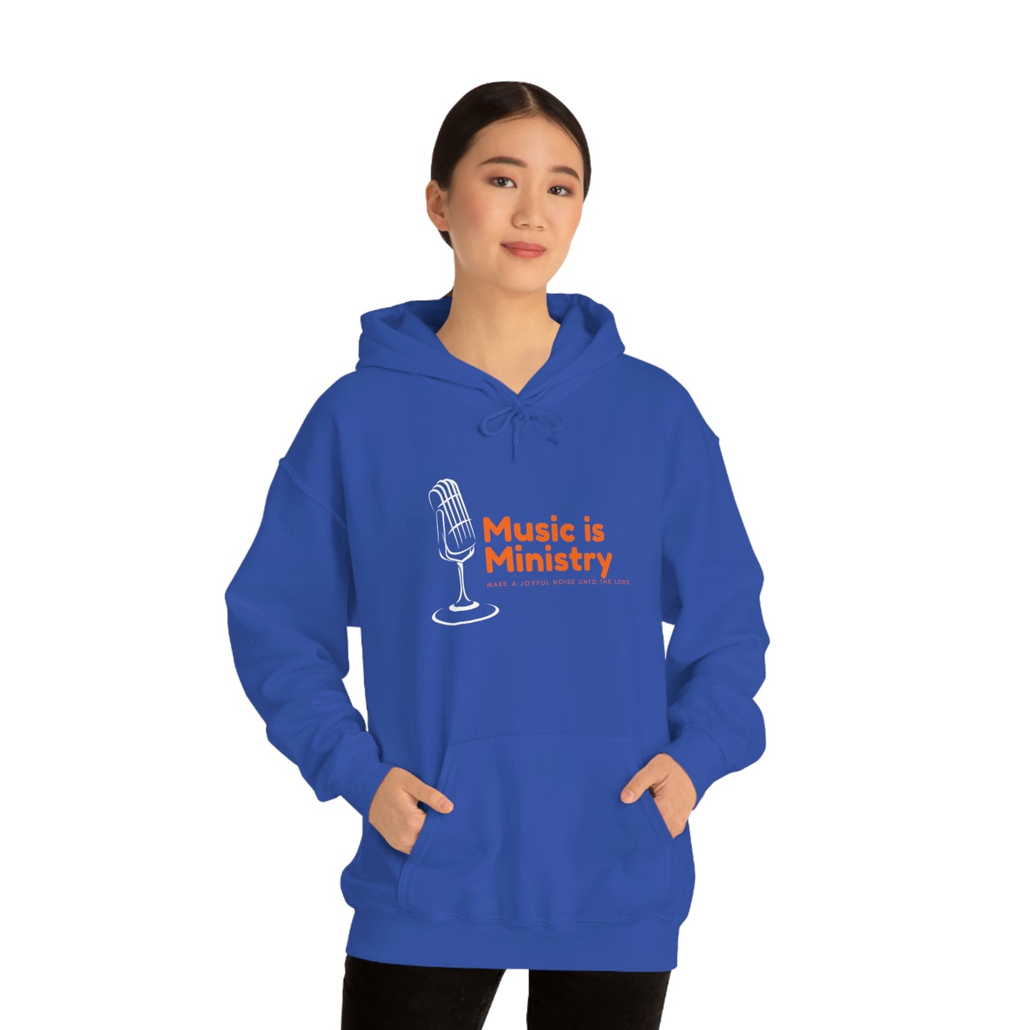 Music Is Ministry Adult Unisex Hoodie -Unisex Heavy Blend™ Hooded Sweatshirt