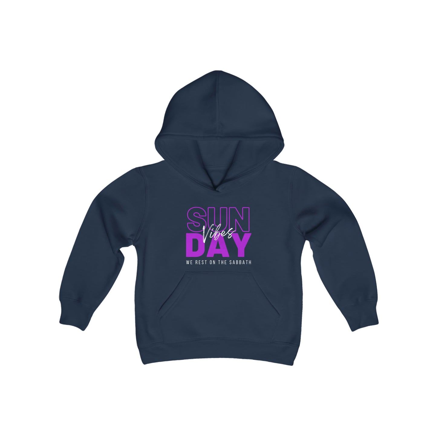 Sunday Vibes Youth Unisex Hoodie -Youth Heavy Blend Hooded Sweatshirt