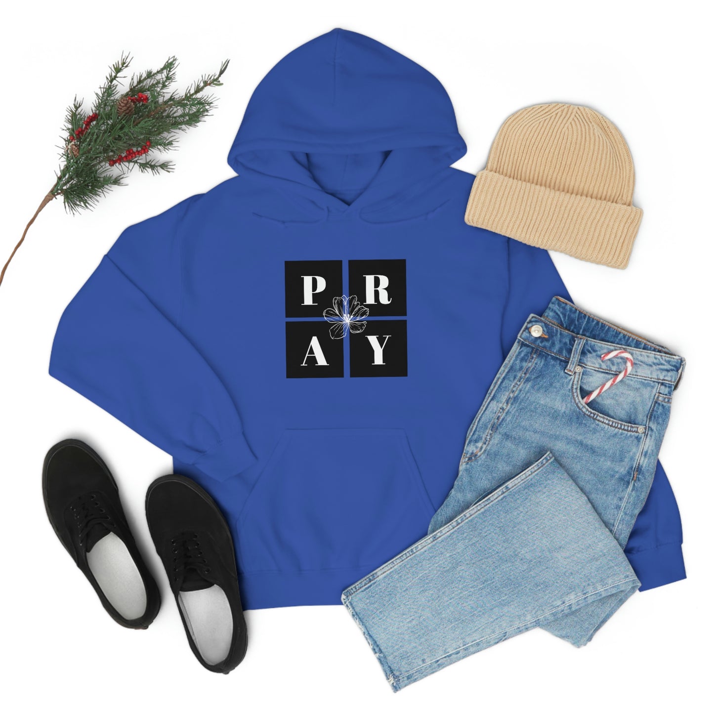 P-R-A-Y Adult Unisex Hoodie -Unisex Heavy Blend™ Hooded Sweatshirt