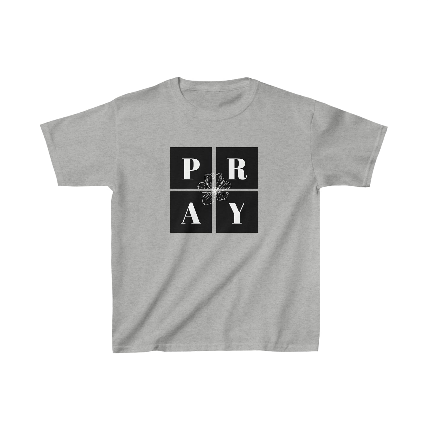 P-R-A-Y Youth Unisex Tee -Kids Heavy Cotton™ Tee