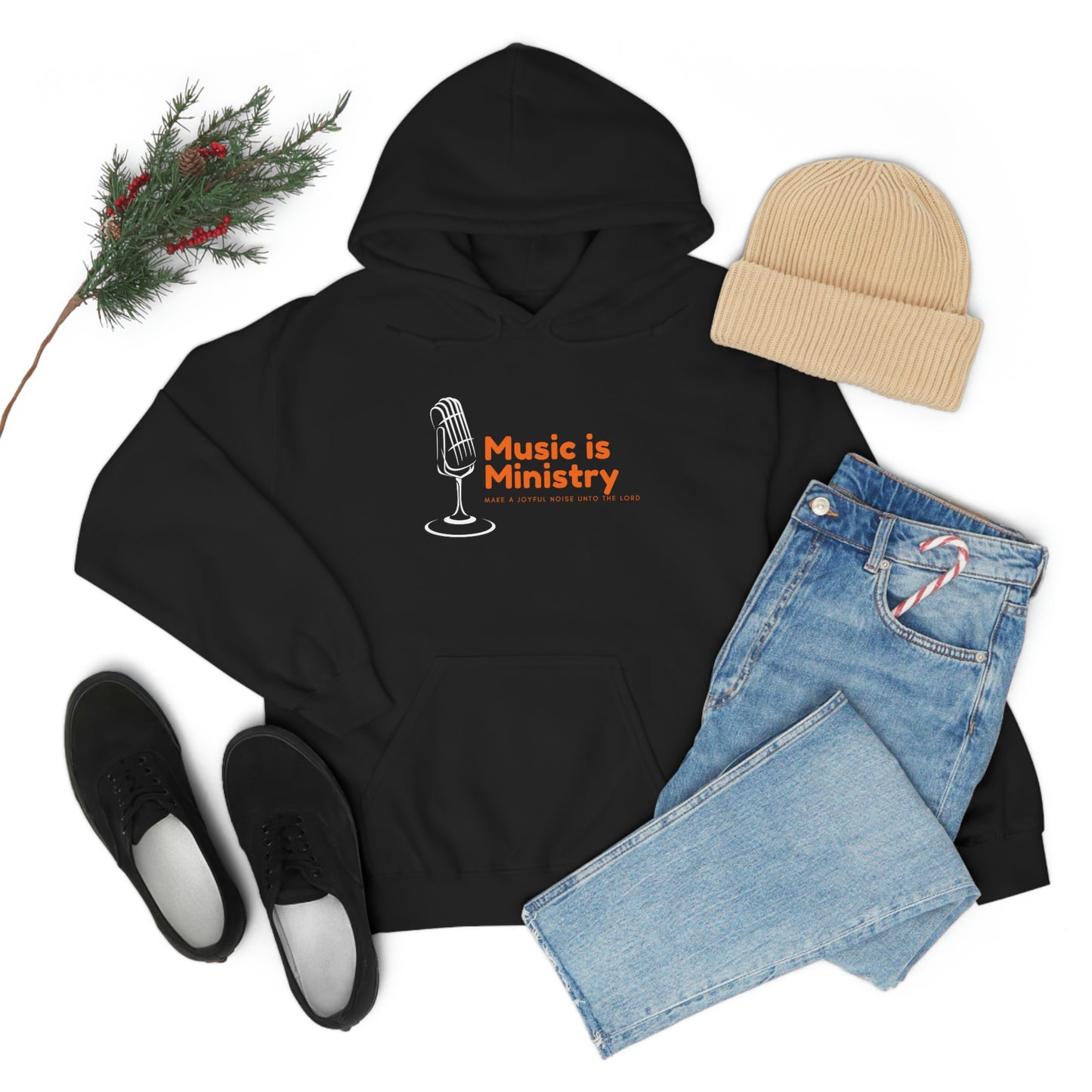 Music Is Ministry Adult Unisex Hoodie -Unisex Heavy Blend™ Hooded Sweatshirt