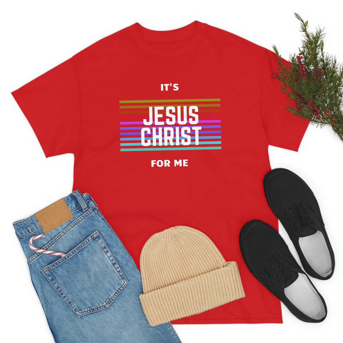 It's Jesus Christ For Me Adult Unisex Tee -Unisex Heavy Cotton Tee
