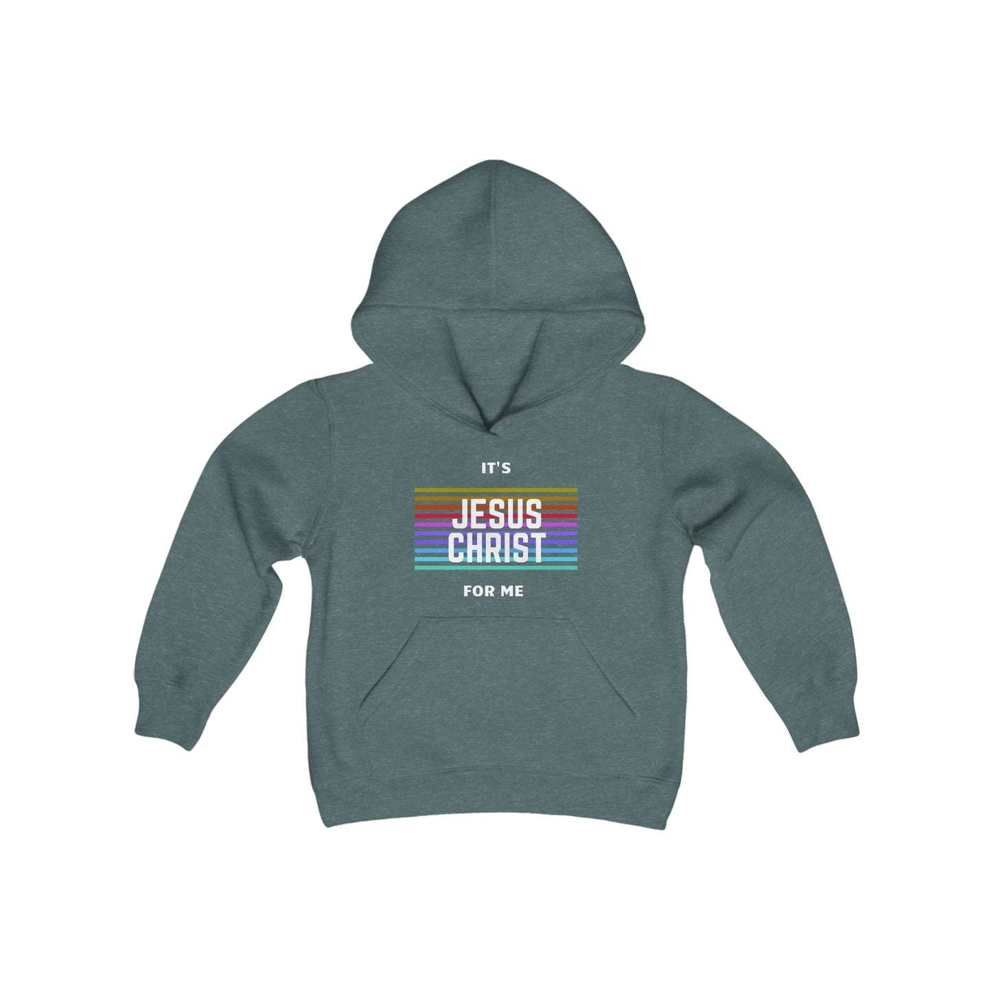 It's Jesus Christ For Me Youth Unisex Hoodie -Youth Heavy Blend Hooded Sweatshirt