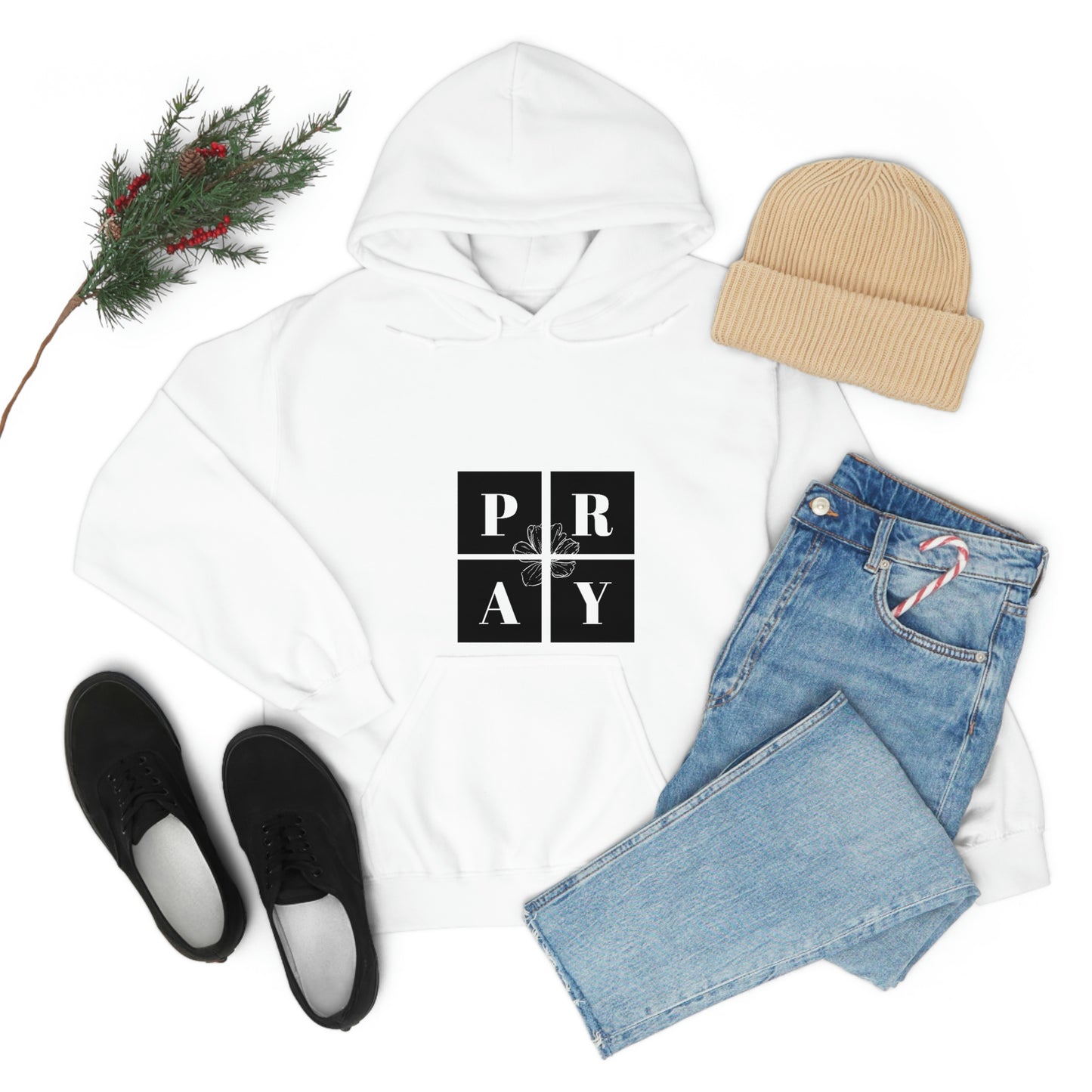 P-R-A-Y Adult Unisex Hoodie -Unisex Heavy Blend™ Hooded Sweatshirt